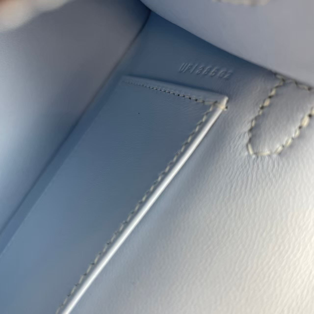 Mini Kerry 2 ミニケリー2 Blue Brume ブループリュム Chevre シェーブル ゴールド金具 U刻印 2way ハンドバッグ ショルダーバッグ