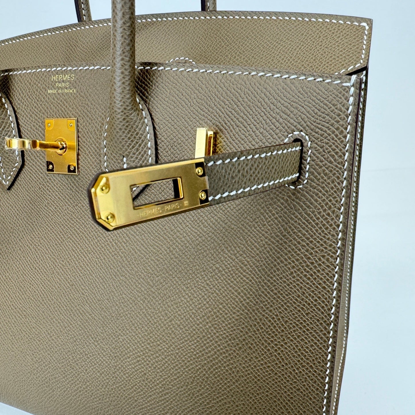 Birkin25 バーキン25 Etoupe エトープ Epsom エプソン GHW ゴールド金具 Stamp-W W刻印
