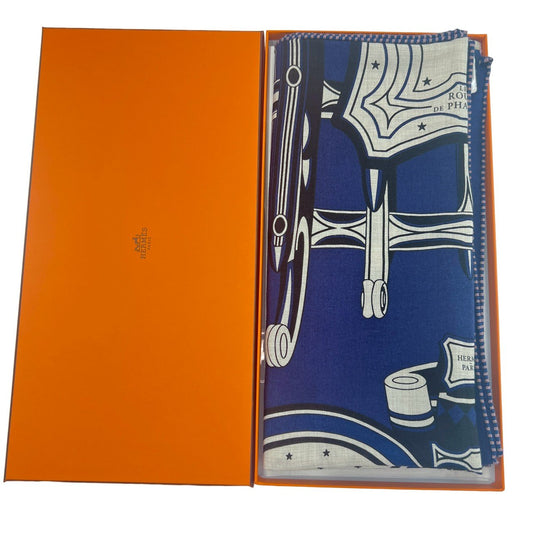 Chale 140 カレジェアン 140 バンダナ マリン カシミア