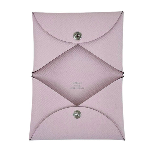 Hermès エルメス Calvi カルヴィ Stamp-K K刻 Epsom エプソン Rose darling ローズダーリン