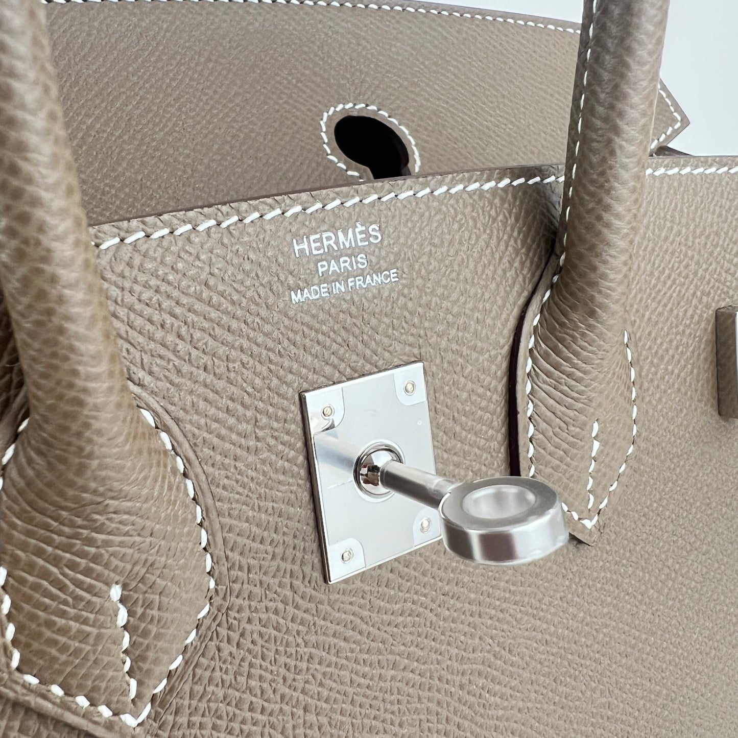 Birkin25 sellier バーキン25セリエ Etoupe エトープ SV金具 Stamp-W W刻印 Epsom エプソン
