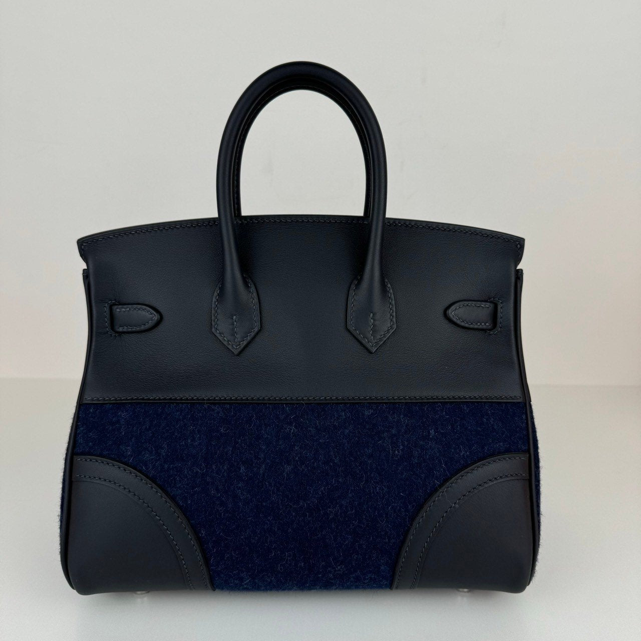 Birkin25 Go Team バーキン25 ゴーチーム Caban/Blue nuit/Black キャバン/ブルーニュイ/ブラック Swift スイフト PHW シルバー金具 Stamp-W W刻印