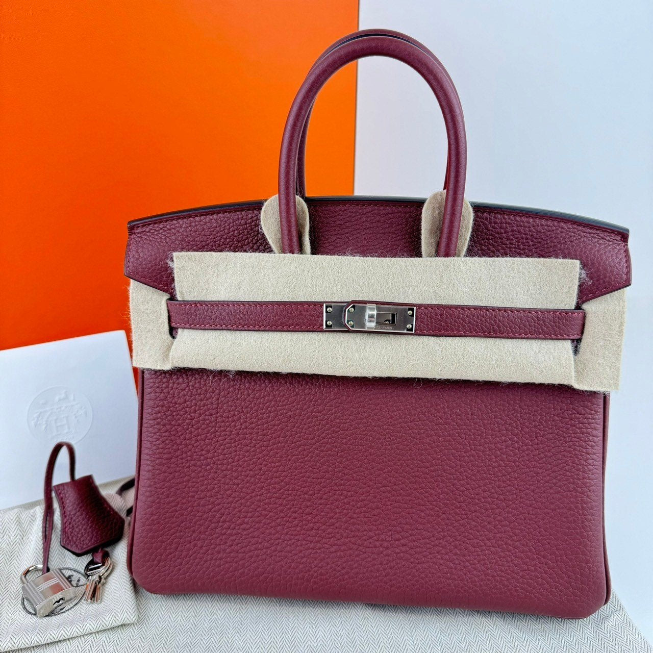 Birkin25 バーキン25 Rouge H ルージュアッシュ Togo トゴ GHW ゴールド金具 Stamp-W W刻印