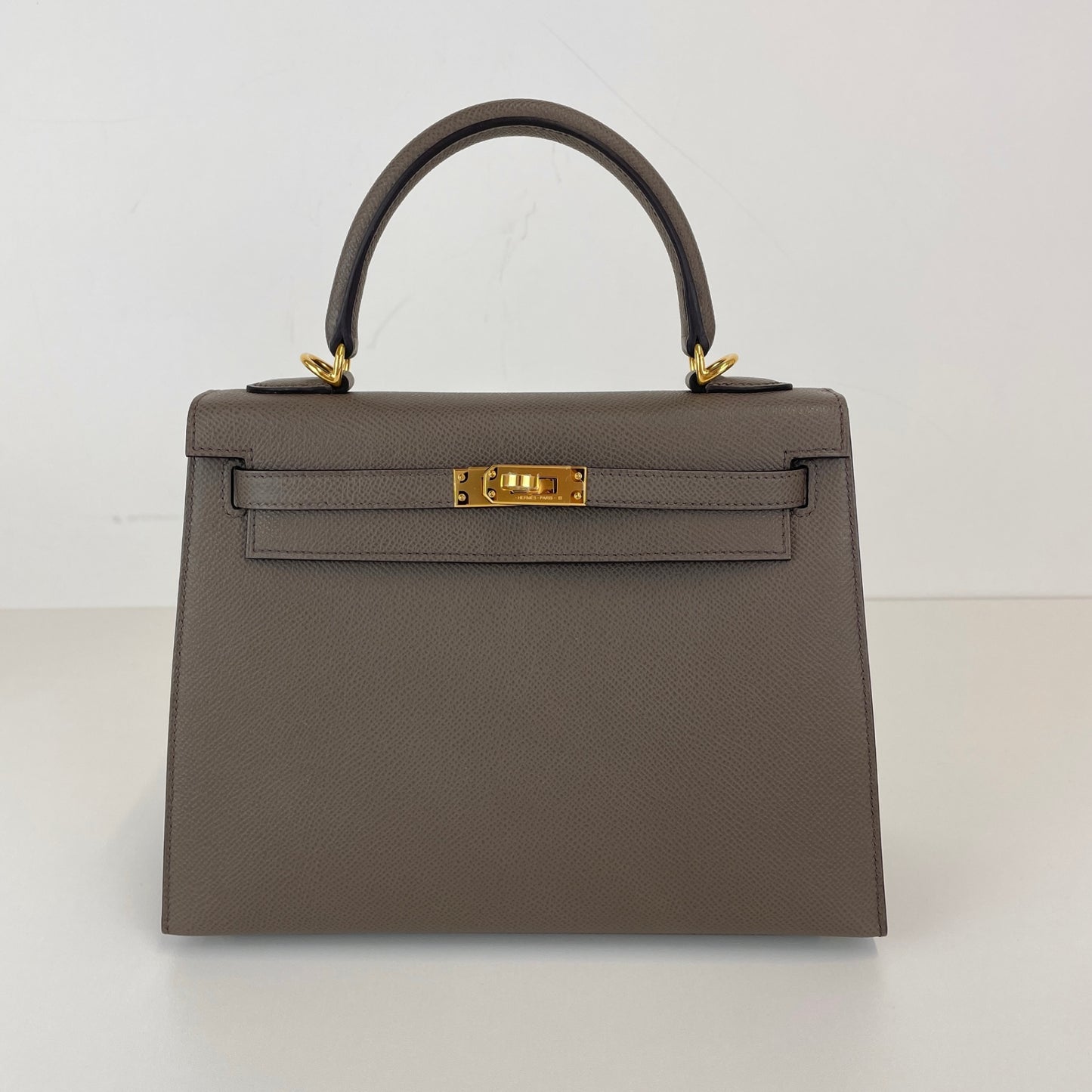 Kelly25 Sellier ケリー25 セリエ Etain エタン GHW ゴールド金具 Stamp-K K刻印 Epsom エプソン