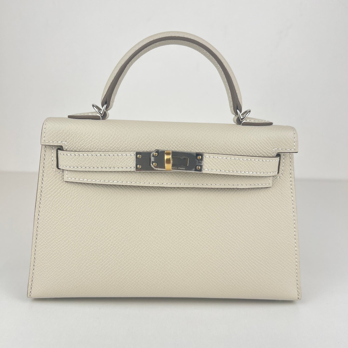 Mini kelly ミニケリー Craie クレ EHW エレクトラム金具 Epsom エプソン Stamp-K K刻印