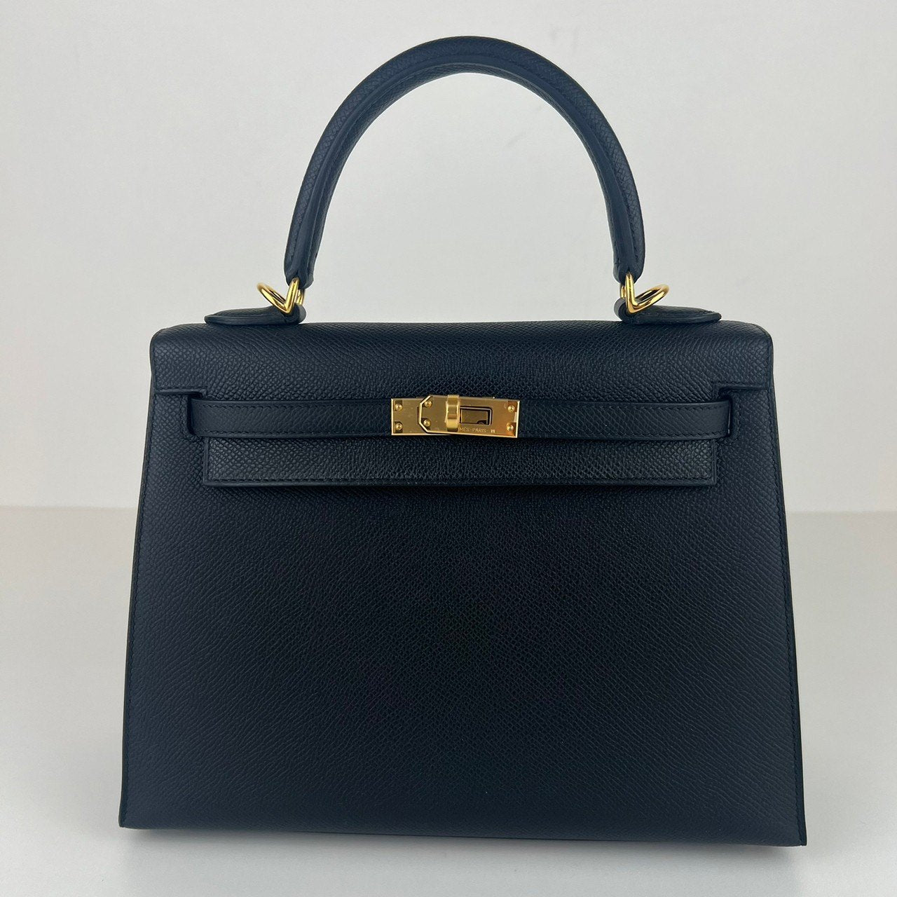 Kelly25 ケリー25 Black ブラック GHW ゴールド金具 Epsom エプソン Stamp-W W刻印