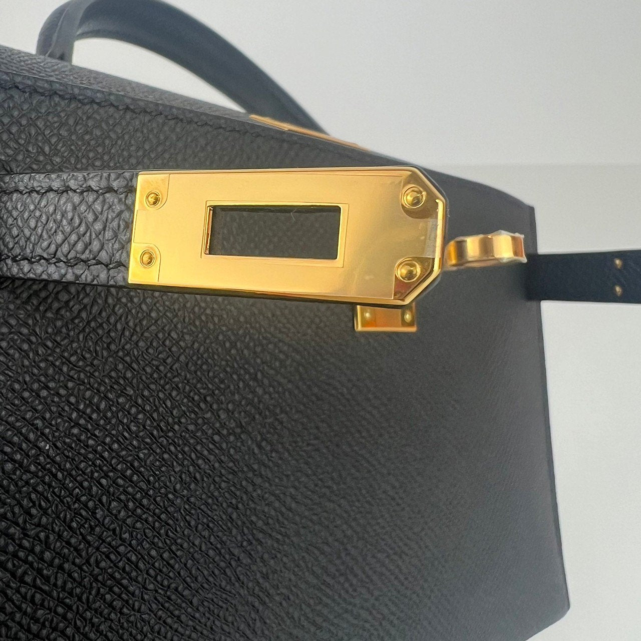 Mini kelly ミニケリー Black ブラック Epsom エプソン GHW ゴールド金具 Stamp-W W刻印