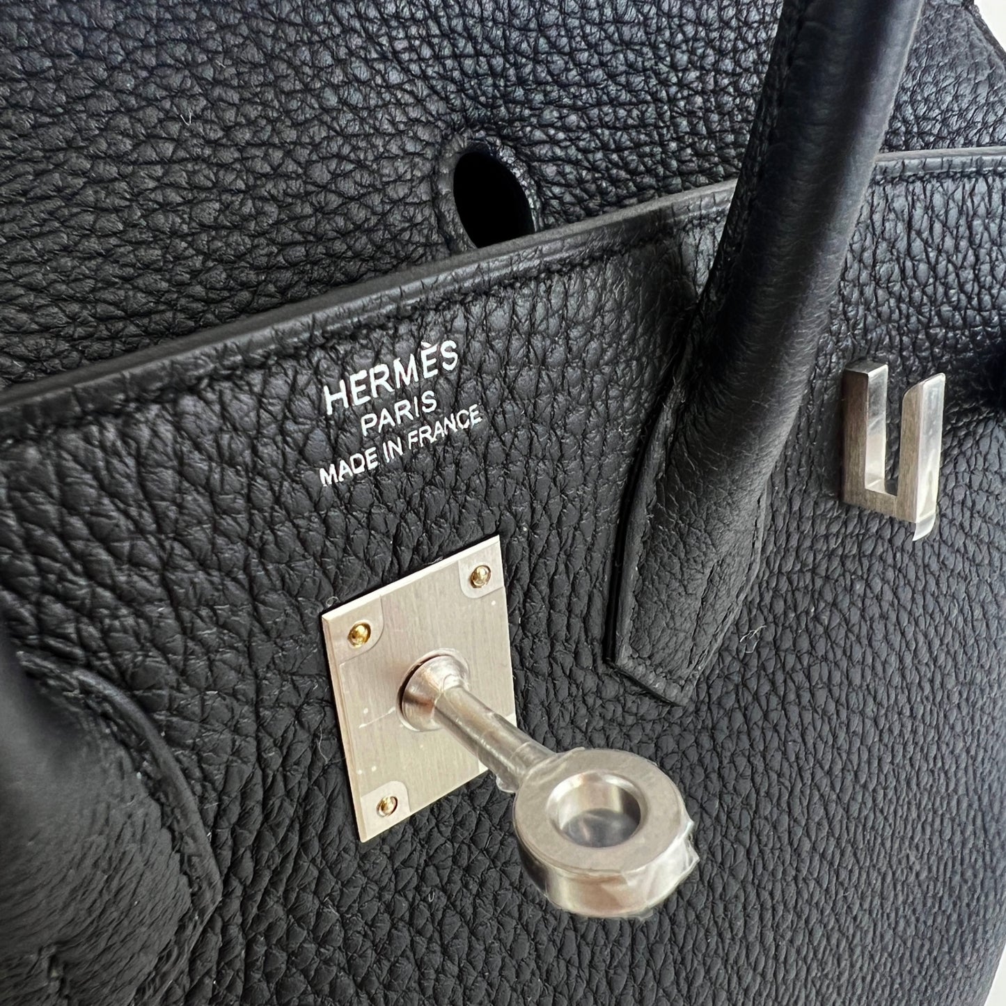 Birkin25 バーキン25 Black ブラック Togo トゴ PHW シルバー金具 Stamp-K K刻印