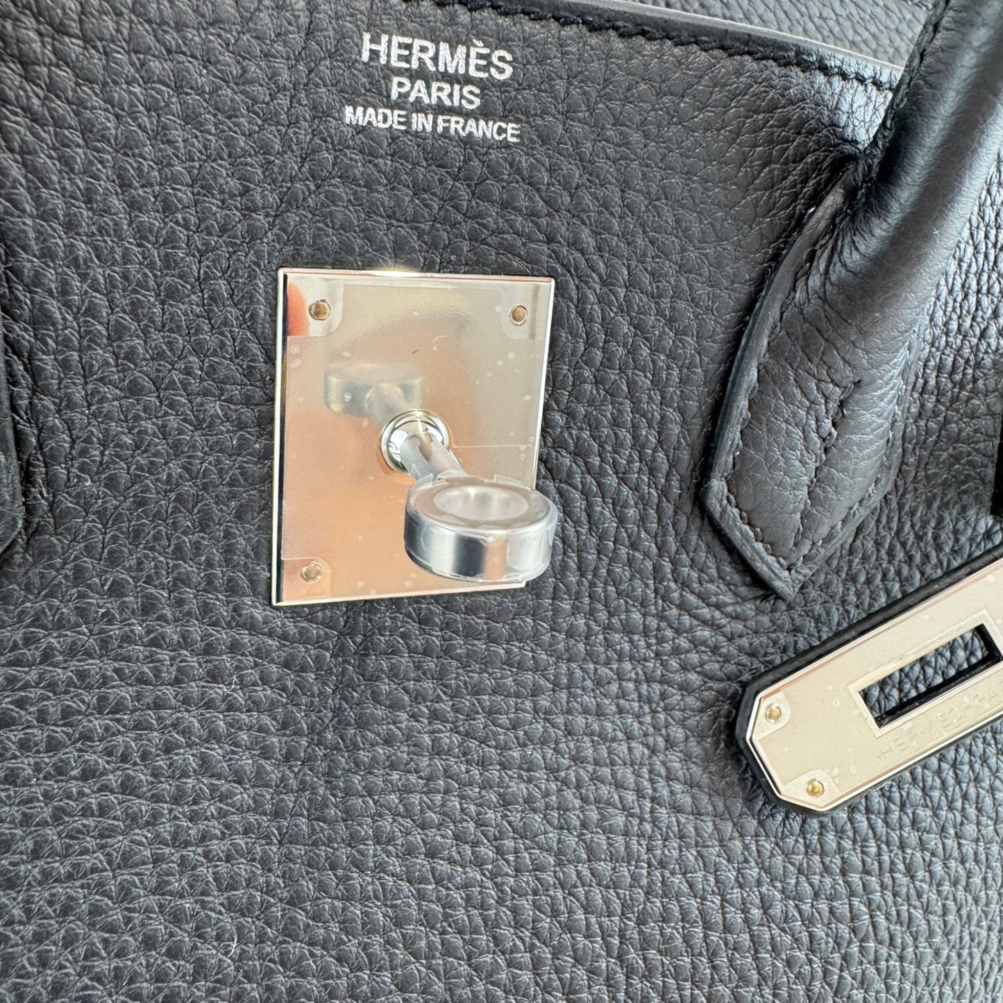 Birkin30 バーキン30 Stamp-K K刻印 Togo トゴ Black ブラック PHW シルバー金具