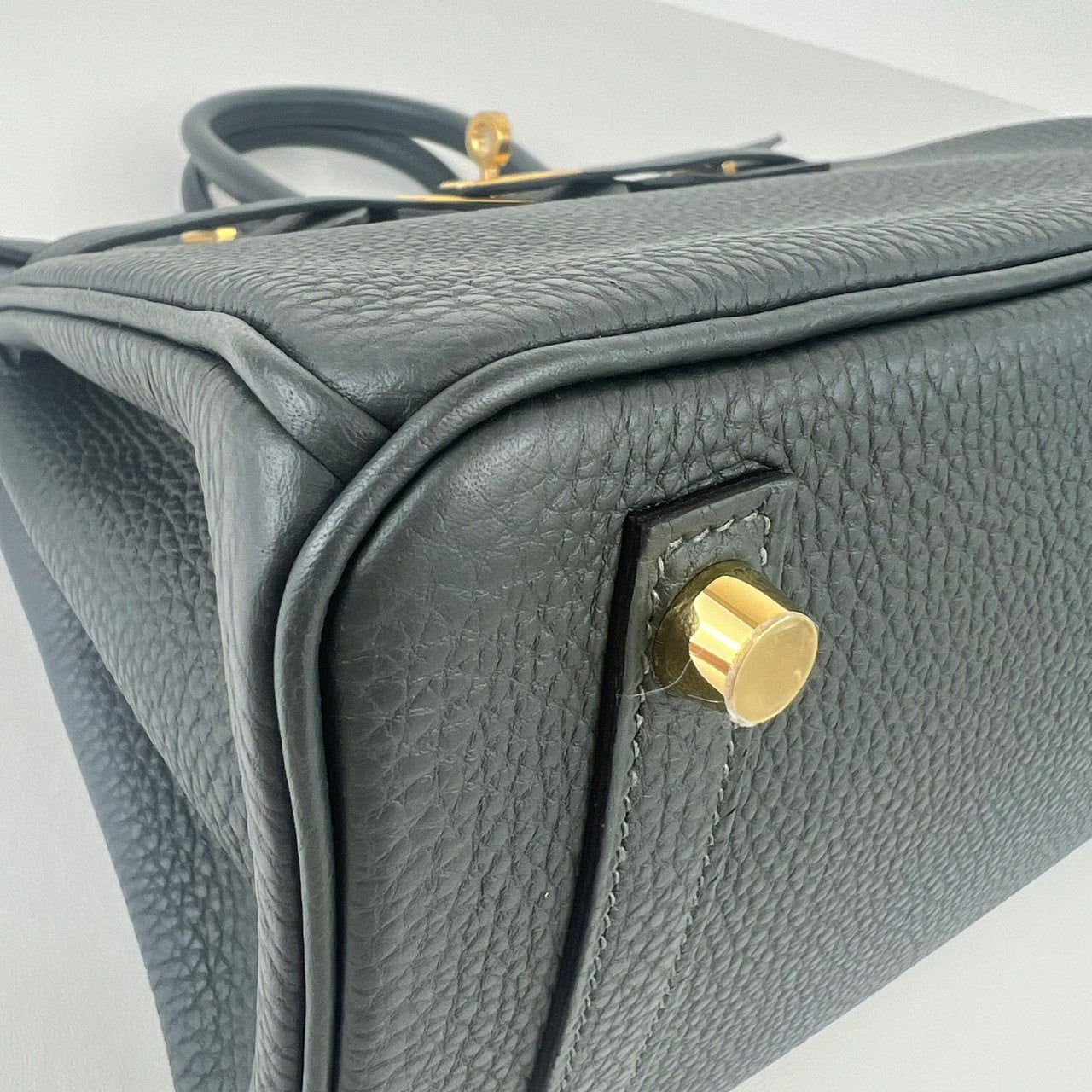 新品未使用 HERMES エルメス Birkin25 バーキン25 Vert fonce ヴェールフォンセ Togo トゴ GHW ゴールド金具 Stamp-U U刻印 ハンドバッグ