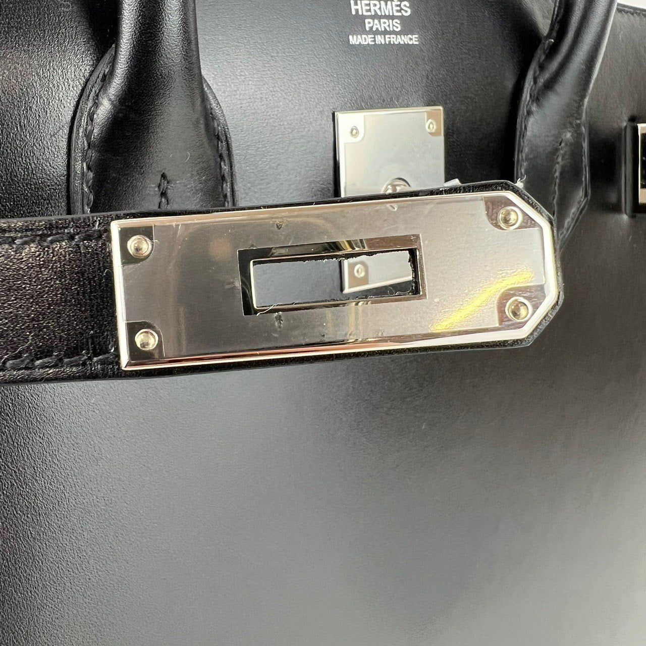 Birkin30 バーキン30 Black ブラック Box calf ボックスカーフ PHW シルバー金具 B刻
