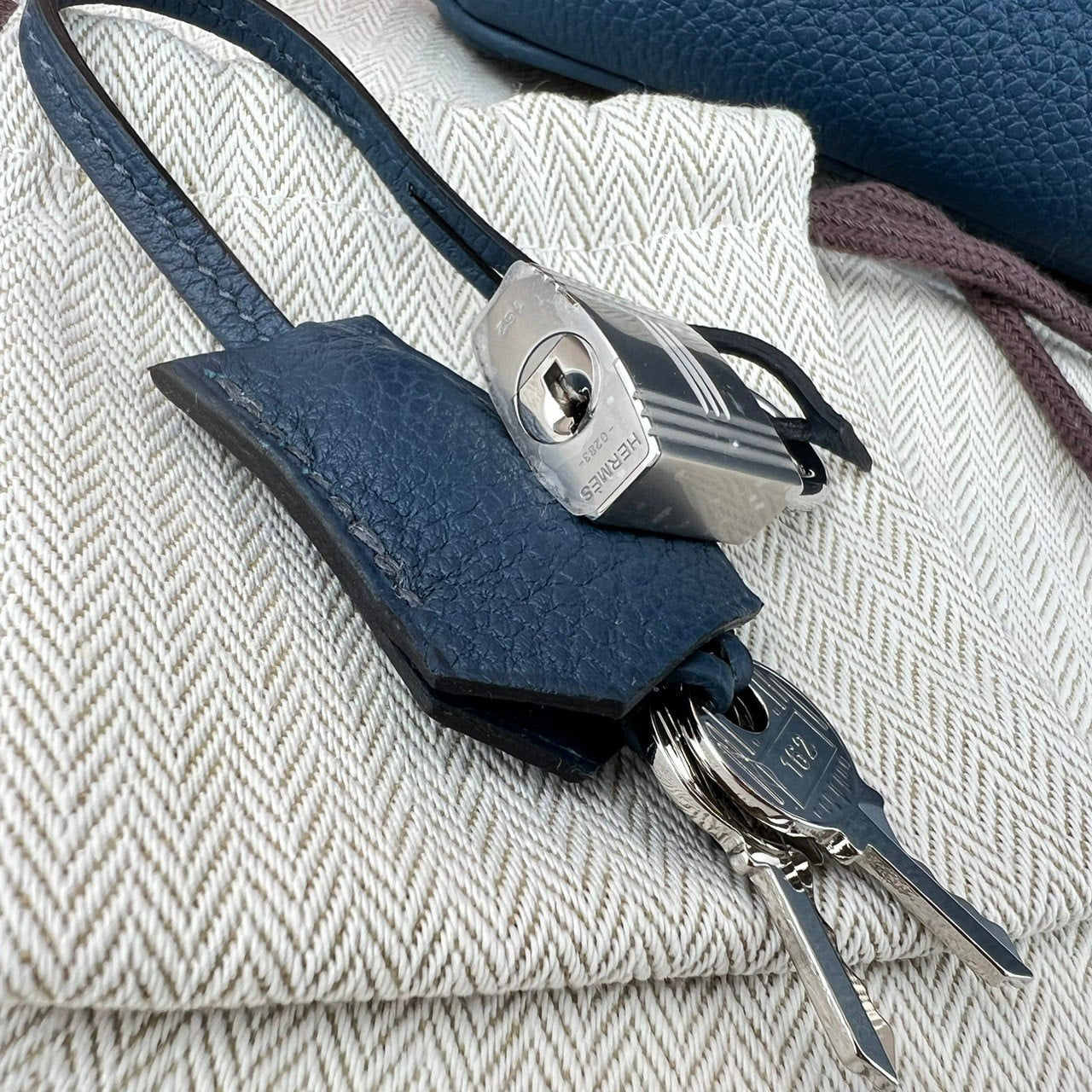 Birkin25 バーキン25 Blue de prsse ブルードゥプリュス Togo トゴ PHW シルバー金具 W刻