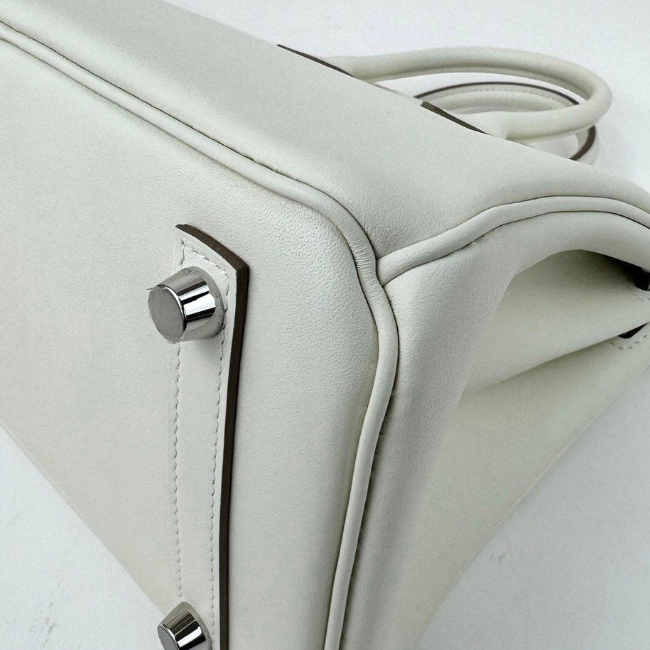 Birkin25 バーキン25 MUSHROOM マッシュルーム Swift スウィフト PHW シルバー金具 B刻