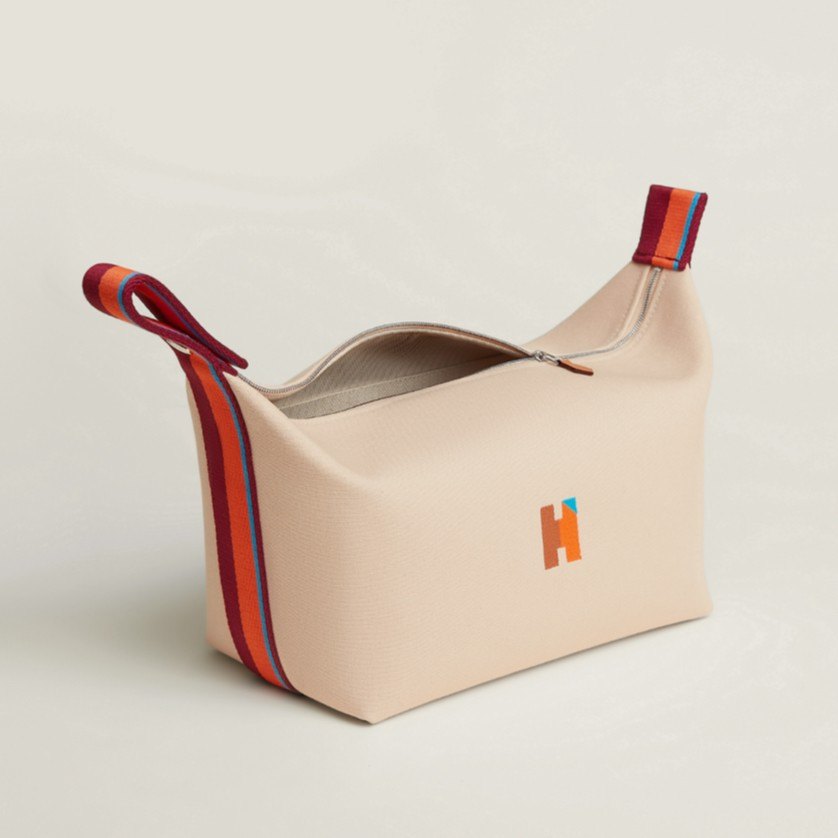 BRIDE A BRAC H PAVILLON CASE GM ポーチ ブリッド・ア・ブラック・Hパヴィヨン GM Natural ナチュラル 綿