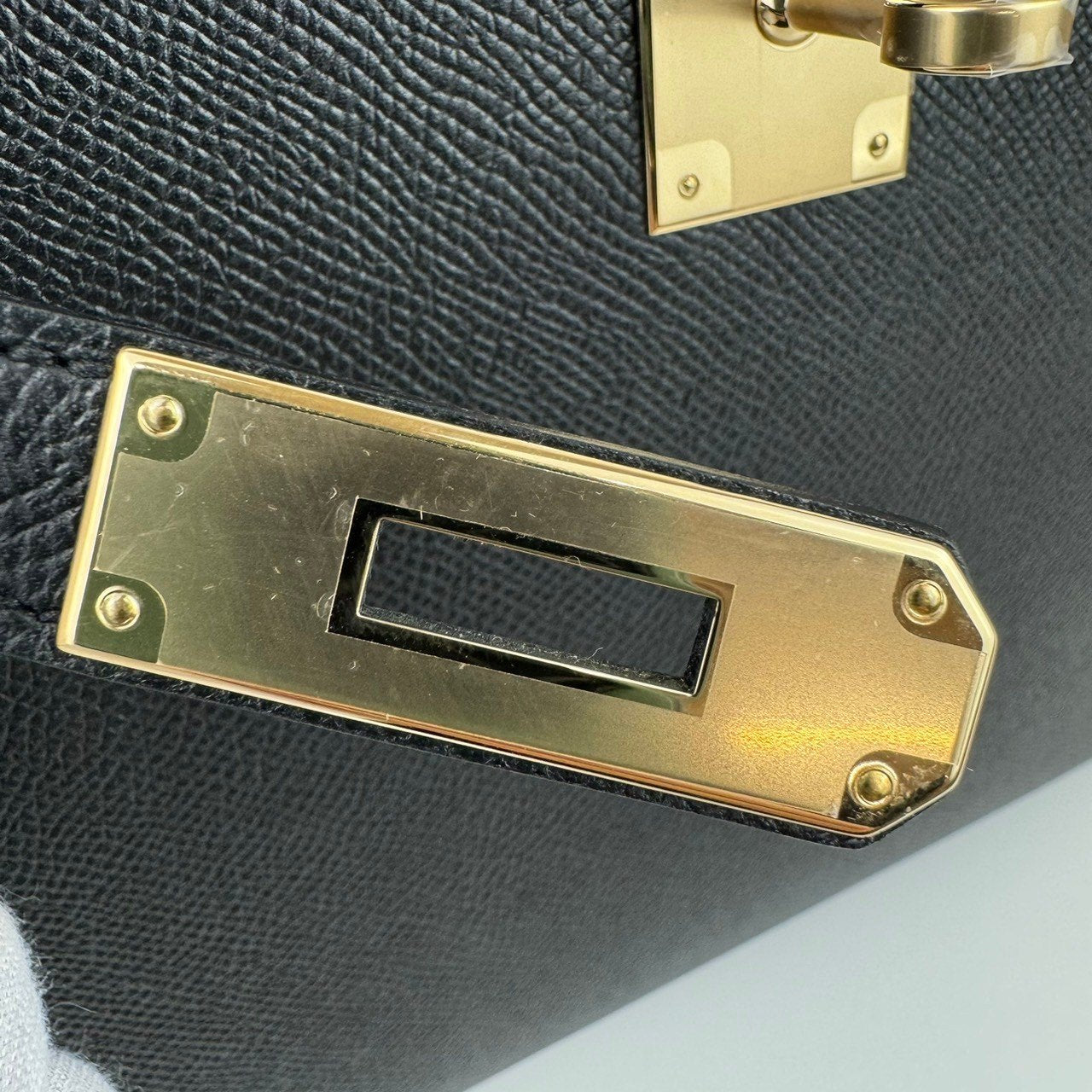 Kelly28 ケリー28 Black ブラック GHW ゴールド金具 Epsom エプソン Stamp-B B刻印
