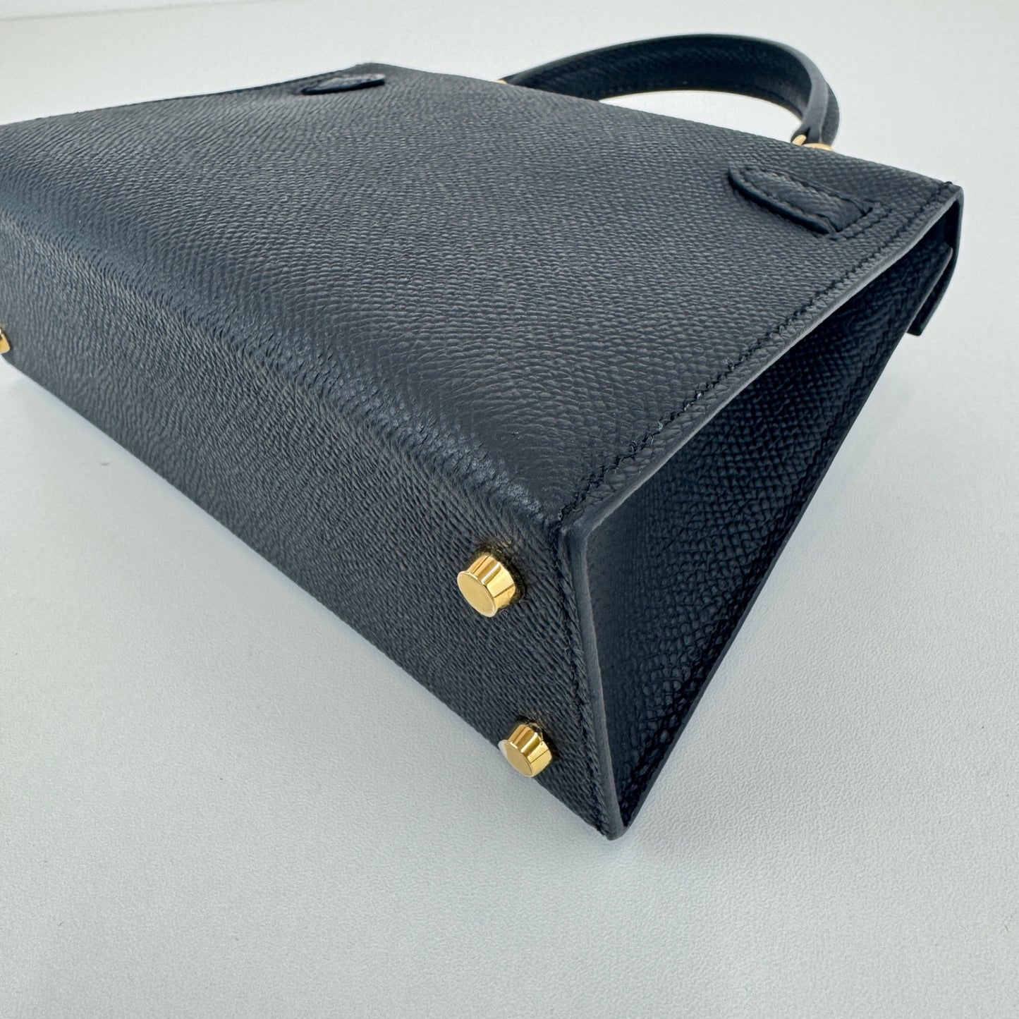 Mini kelly ミニケリー Black ブラック GHW ゴールド金具 Stamp-W W刻印 Epsom エプソン