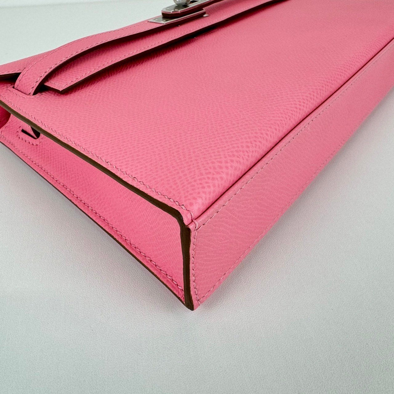 Kelly elan ケリーエラン Rose confetti ローズコンフェッティ Epsom エプソン PHW シルバー金具 Stamp-W W刻印