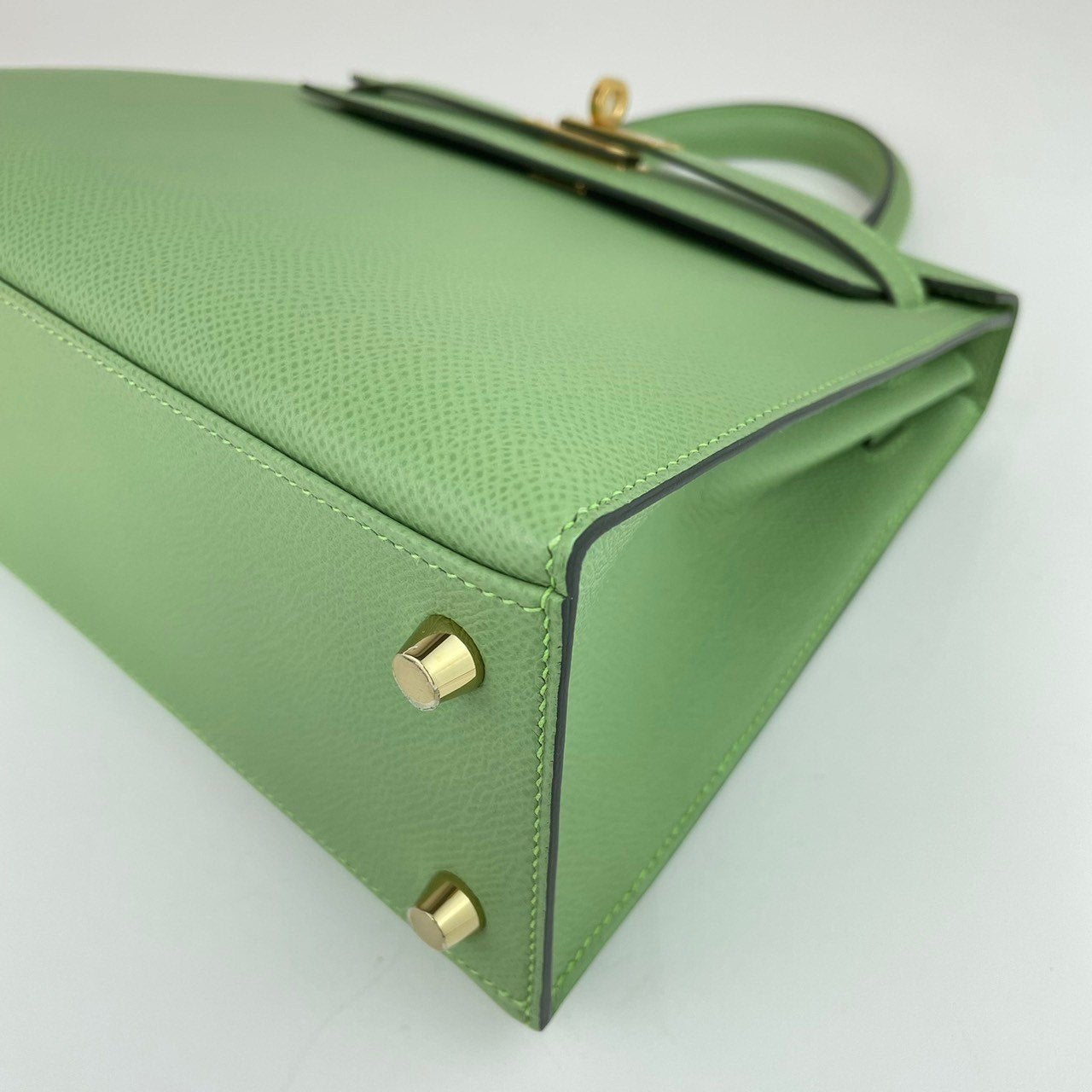 Kelly25 ケリー25 Vert criquet ヴェールクリケット Epsom エプソン GHW ゴールド金具 U刻