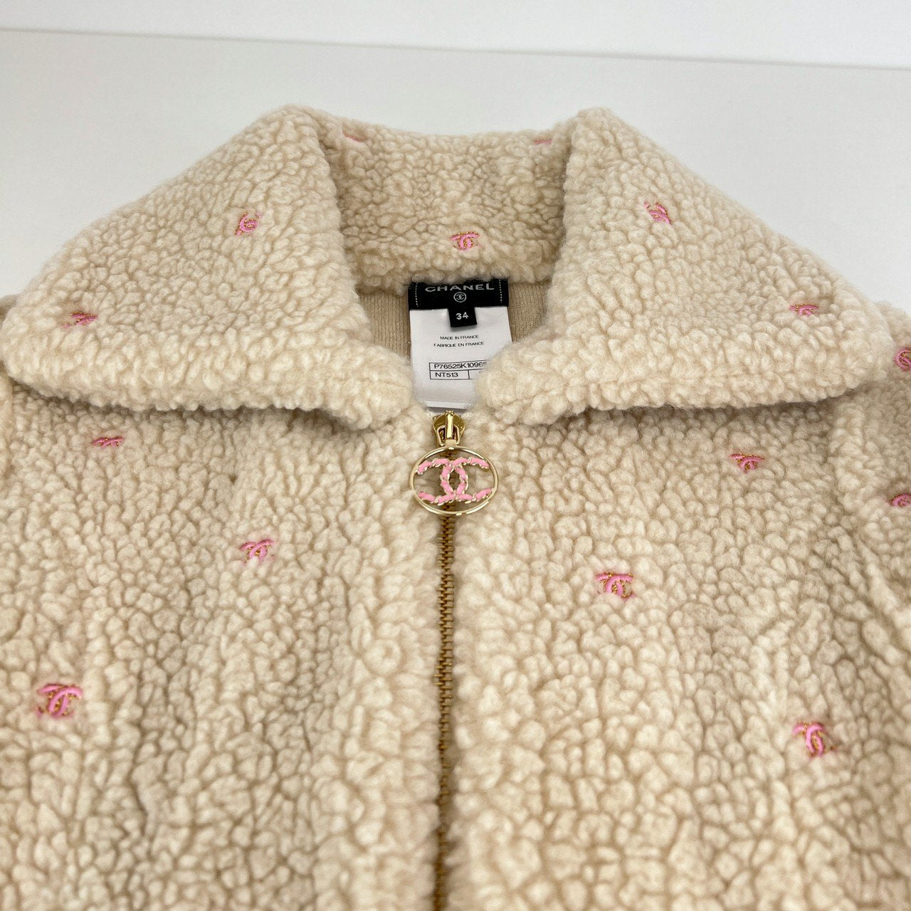 ボアジャケット P76525K10965 Beige ベージュ サイズ34