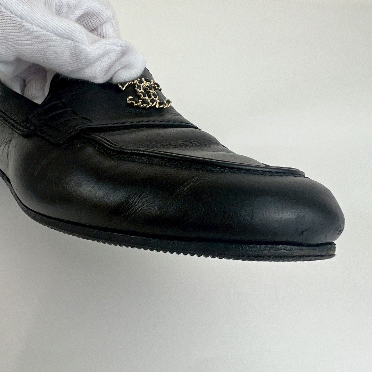 CHANEL シャネル ローファー ココマーク Black ブラック