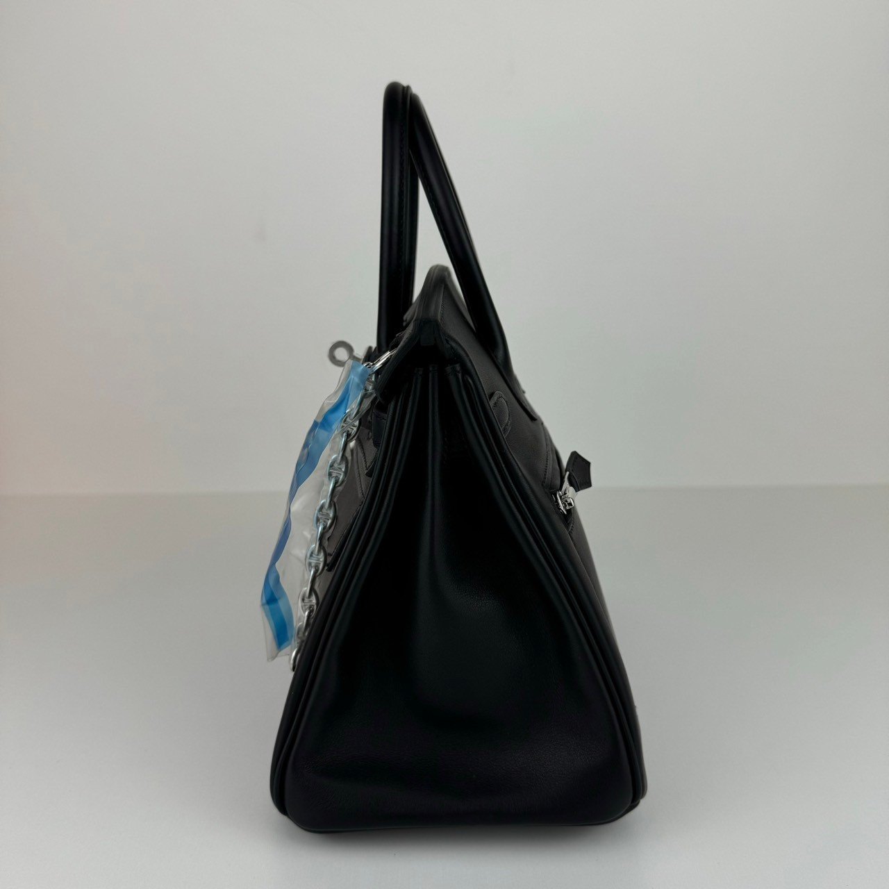 Birkin25 Rock バーキン25ロック Black ブラック PHW シルバー金具 W刻印 Veau Volupto ヴォーヴォリュプト