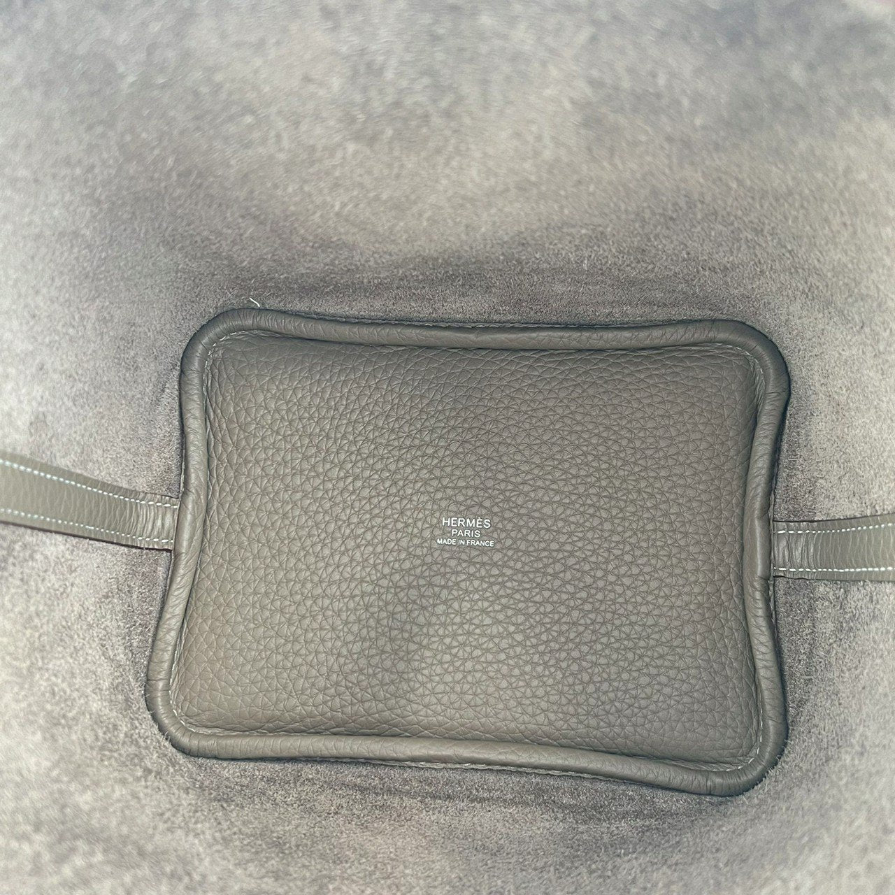 Picotin Lock PM ピコタンロック18 Etoupe エトープ PHW シルバー金具 Taurillon clemence トリヨンクレマンス Stamp-W W刻印