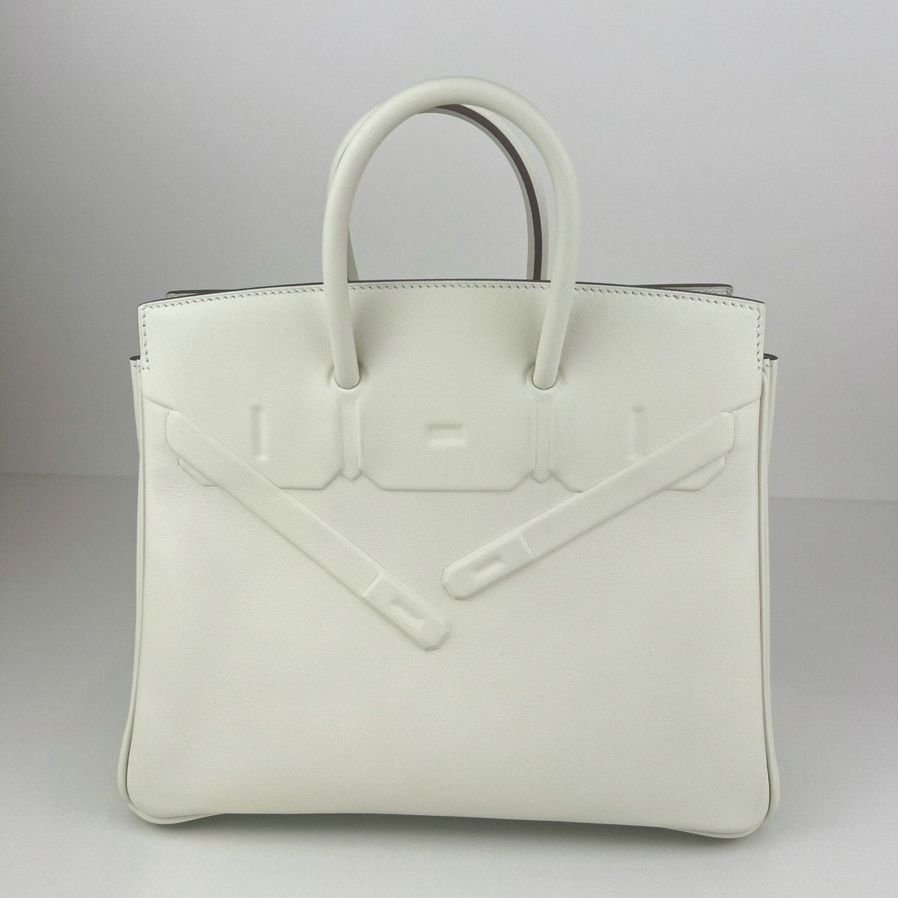 Birkin25 shadow バーキン25 シャドウ Mushroom マッシュルーム Swift スイフト PHW シルバー金具 Stamp-B B刻印