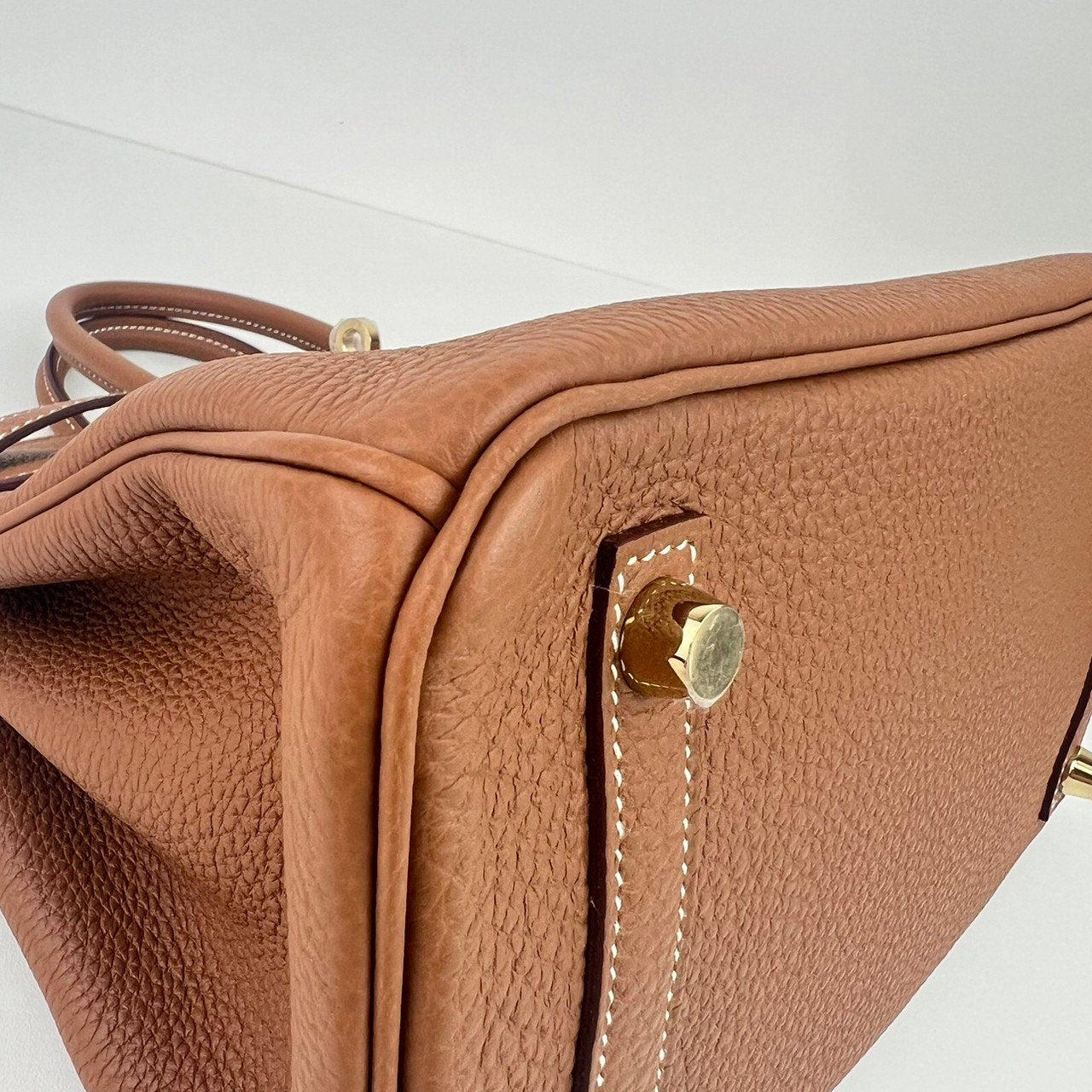 Birkin25 Verso バーキン25 ヴェルソ Gold Graphite ゴールド グラファイト PMBHW シャンパンゴールド金具 Togo トゴ Stamp-W W刻