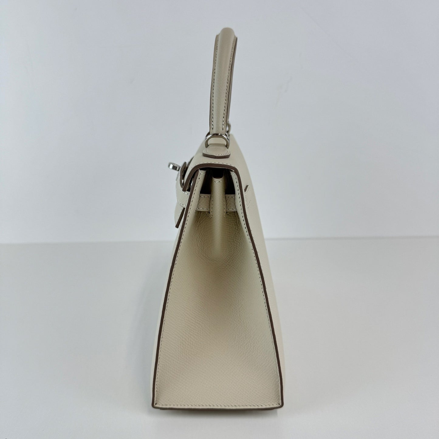 Kelly25 ケリー25 Craie クレ PHW シルバー金具 Epsom エプソン Stamp-W W刻印
