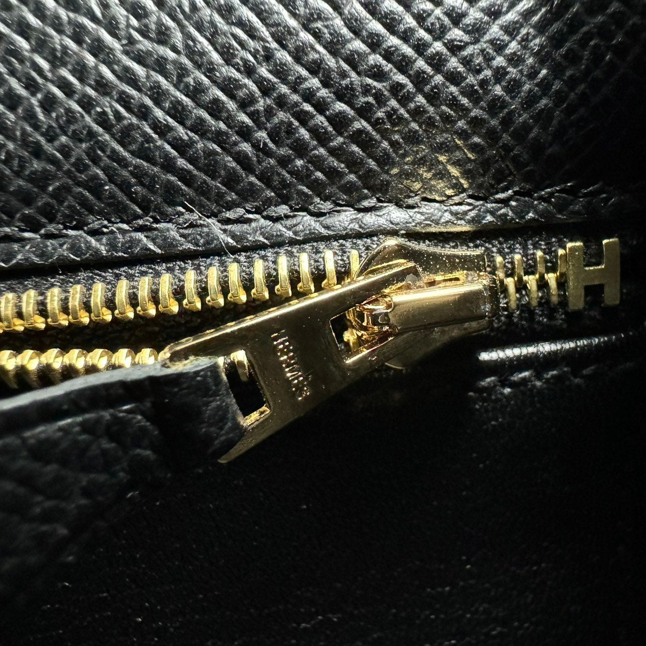 Kelly28 ケリー28 Black ブラック GHW ゴールド金具 Epsom エプソン Stamp-B B刻印