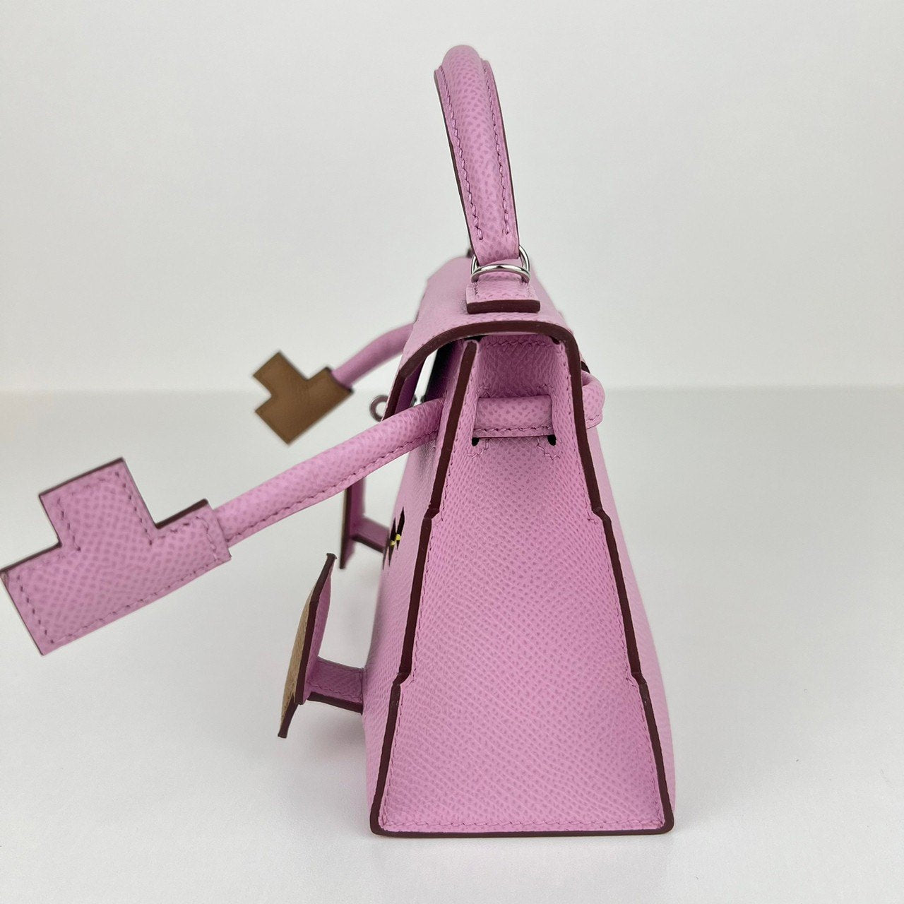 Kelly doll pict ケリードールピクト Mauve sylvester モーヴシルベストル PHW シルバー金具 Epsom エプソン Stamp-U U刻