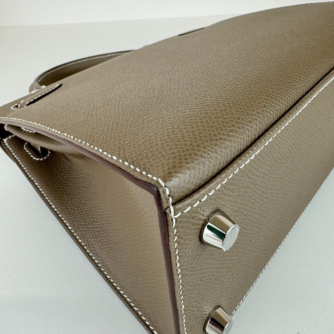 Kelly25 ケリー25 Etoupe エトープ PHW シルバー金具 W刻印 Epsom エプソン