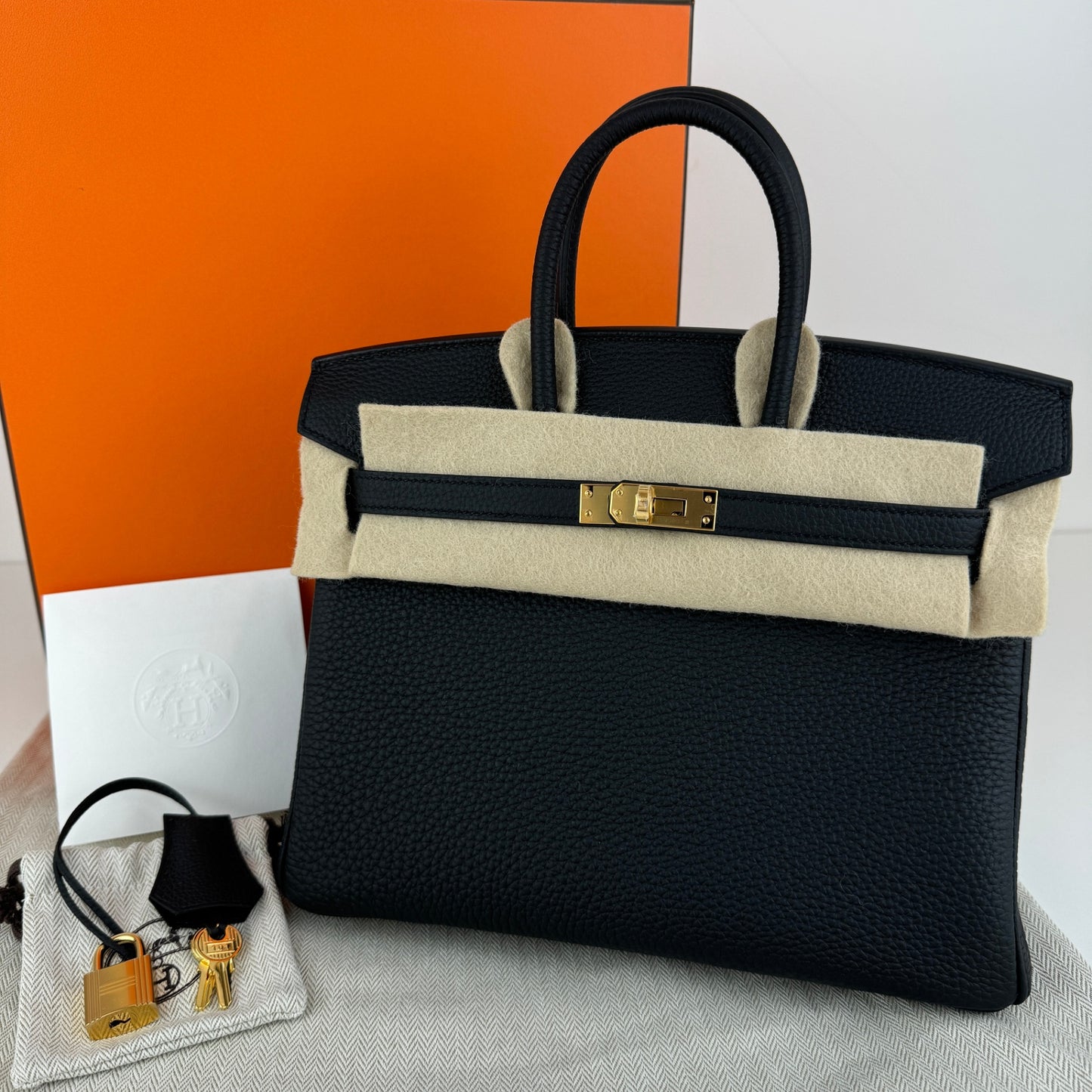 Birkin25 バーキン25 Black ブラック GHW ゴールド金具 Stamp-K K刻印 Togo トゴ