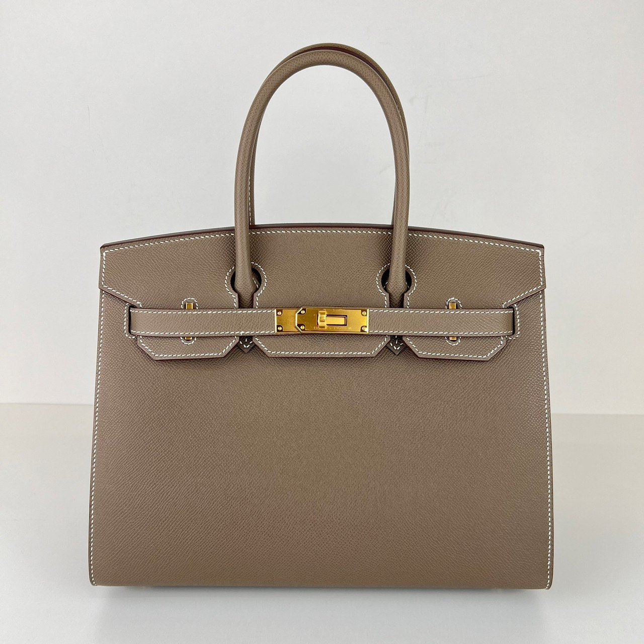 Birkin30 sellier バーキン30 セリエ Etoupe エトープ Epsom エプソン GHW ゴールド金具 Stamp-W W刻印