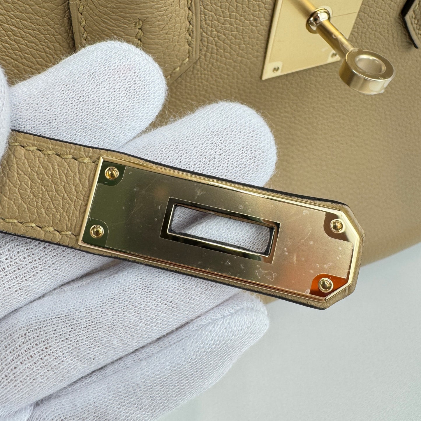 Hermès エルメス Shoulder Birkin29 ショルダーバーキン29 Stamp-K K刻印 Evercolor エバーカラー Poussiere プシエール PMBHW シャンパンゴールド金具