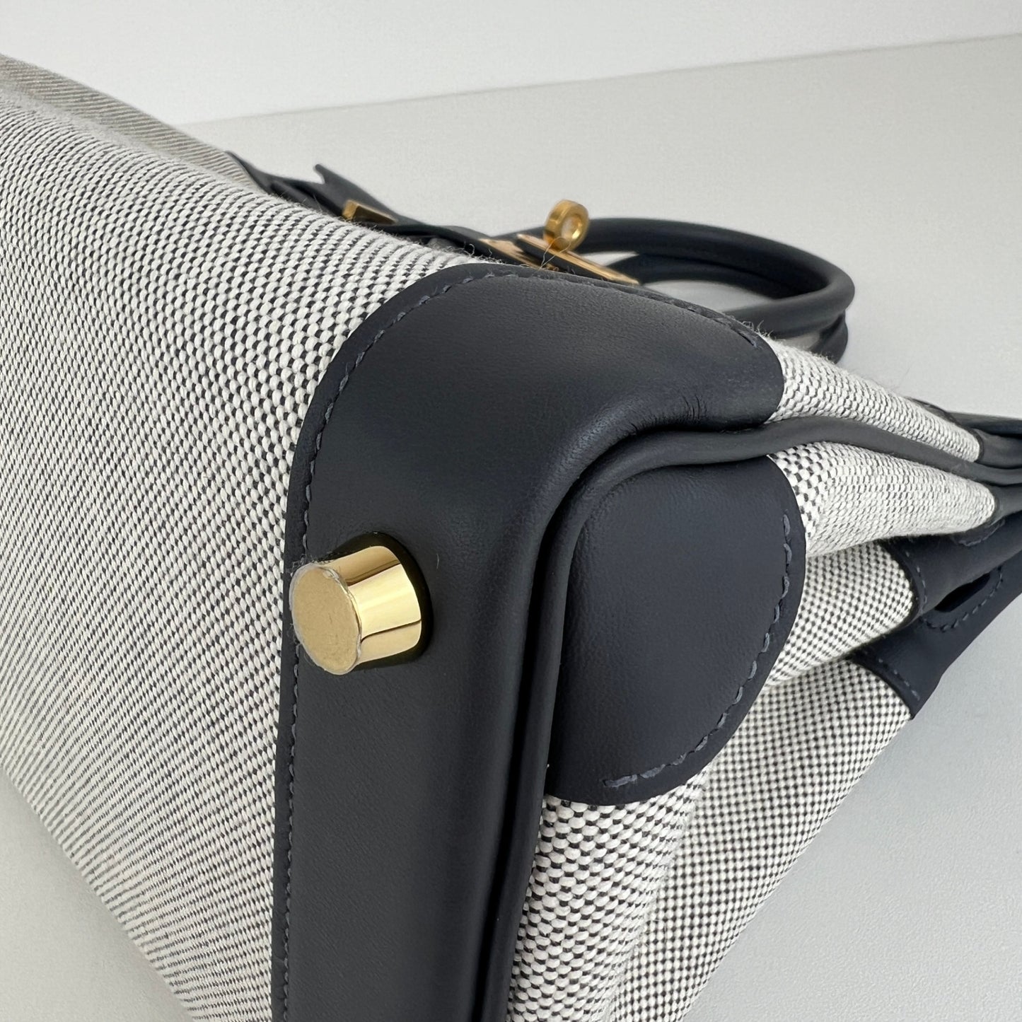 Birkin25 バーキン25 Stamp-K K刻印 Toile H/Swift トワルアッシュ/スイフト Gris misty グリミスティ GHW ゴールド金具
