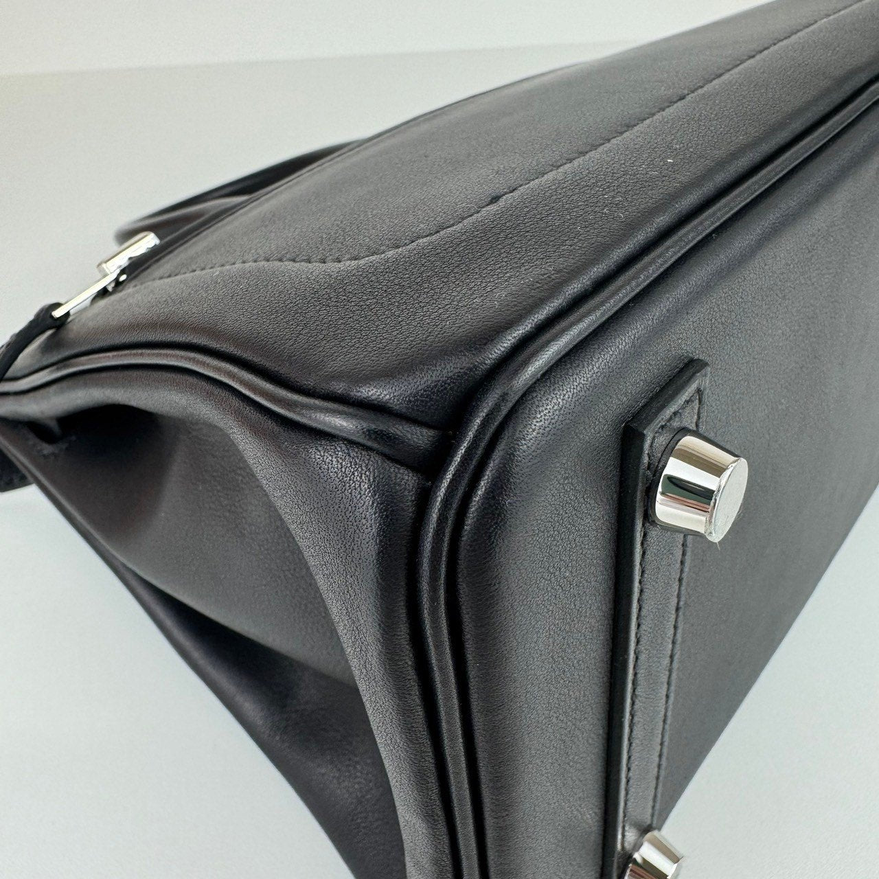 Birkin25 Rock バーキン25ロック Black ブラック PHW シルバー金具 W刻印 Veau Volupto ヴォーヴォリュプト