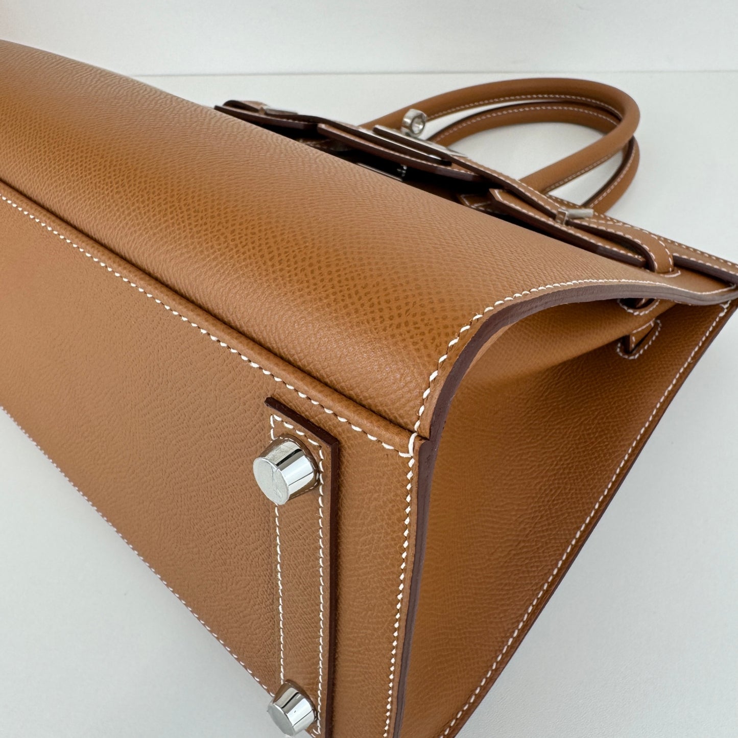 Birkin30 バーキン30 Gold ゴールド Epsom エプソン PHW シルバー金具 Stamp-W W刻印 ハンドバッグ