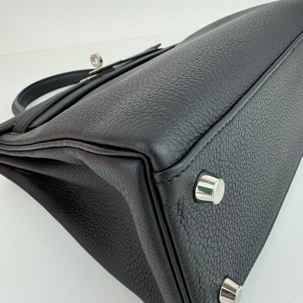 Kelly25 ケリー25 Black ブラック PHW シルバー金具 W刻印 Togo トゴ Stamp-W W刻印 ショルダーバッグ レディースバッグ