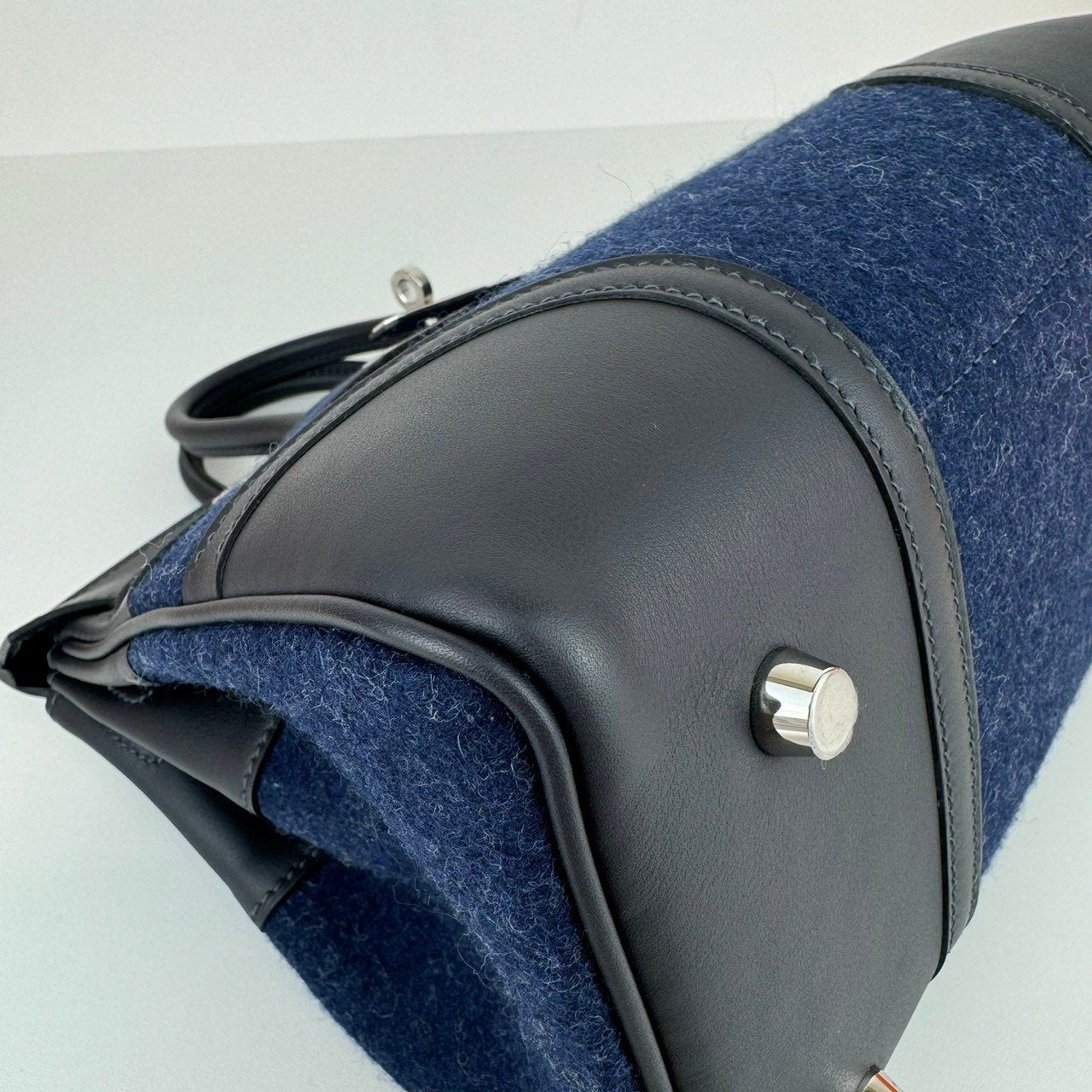 Birkin25 Go Team バーキン25 ゴーチーム Caban/Blue nuit/Black キャバン/ブルーニュイ/ブラック Swift スイフト PHW シルバー金具 Stamp-W W刻印