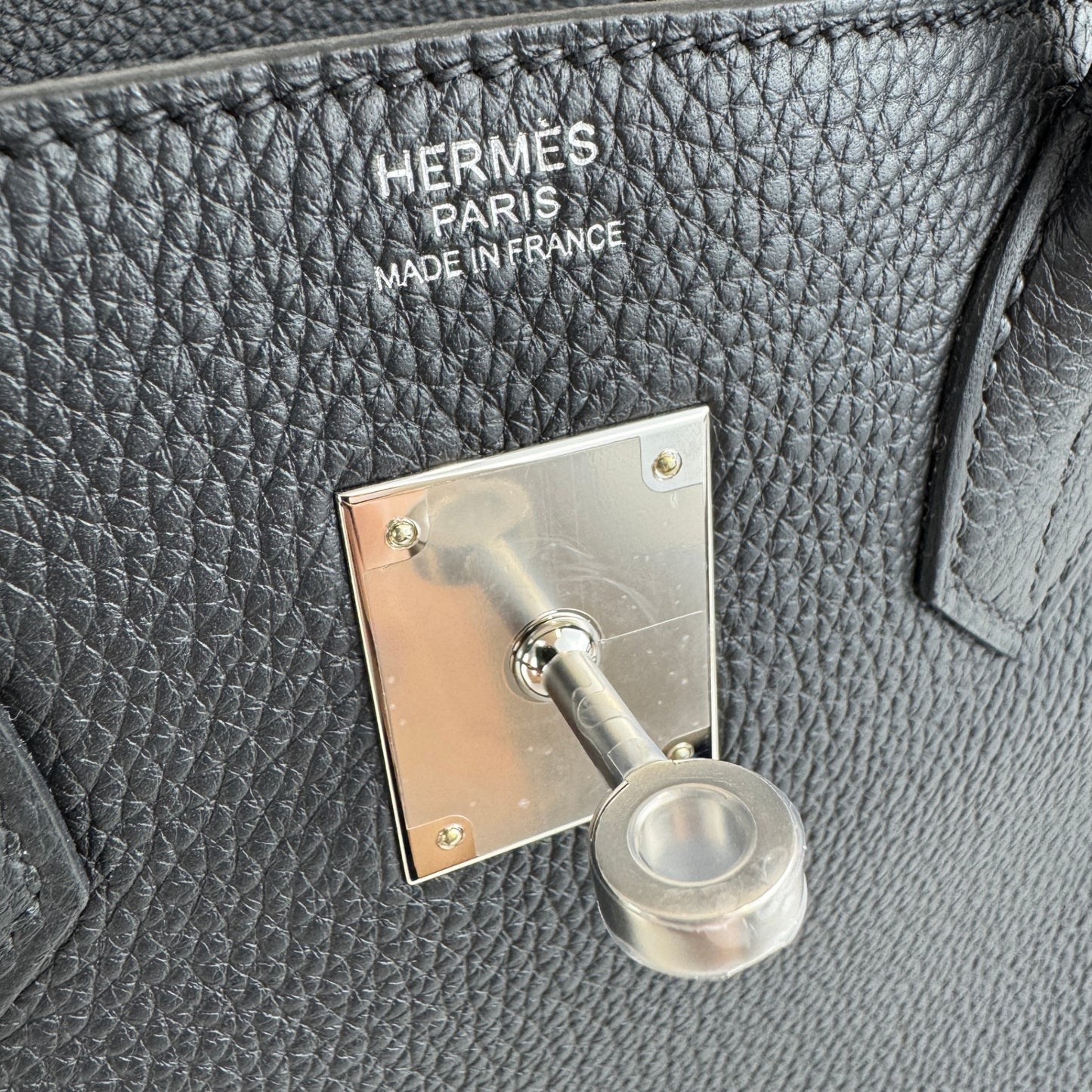 Birkin30 バーキン30 Stamp-W W刻印 Togo トゴ Black ブラック PHW シルバー金具