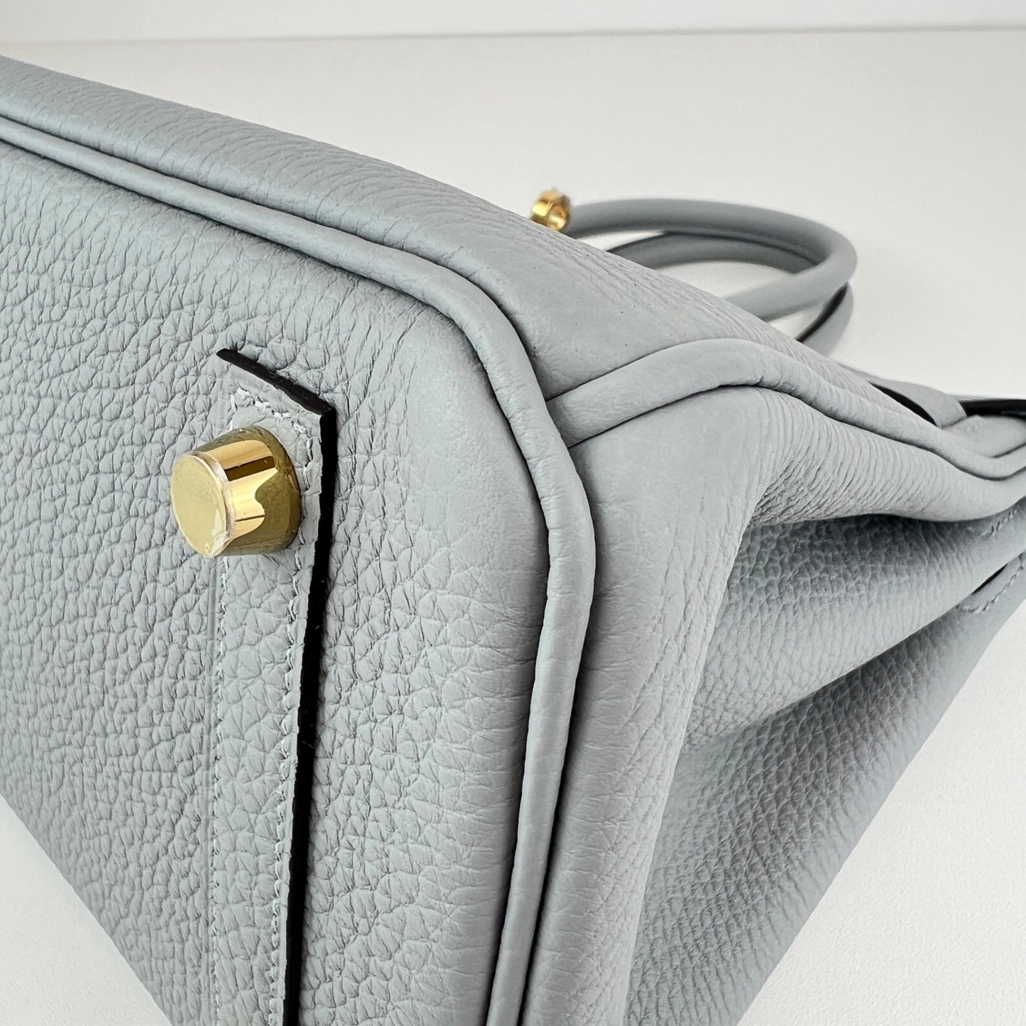 Birkin25 バーキン25 Blue glacier ブルーグラシエ GHW ゴールド金具 Stamp-W W刻印 Togo トゴ ハンドバッグ