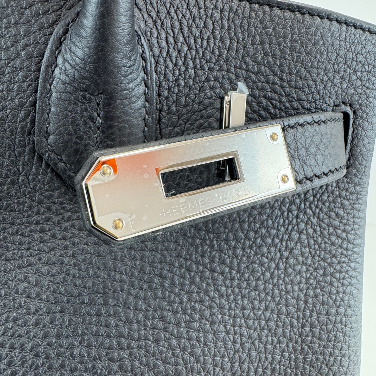 Birkin30 バーキン30 Stamp-K K刻印 Togo トゴ Black ブラック PHW シルバー金具