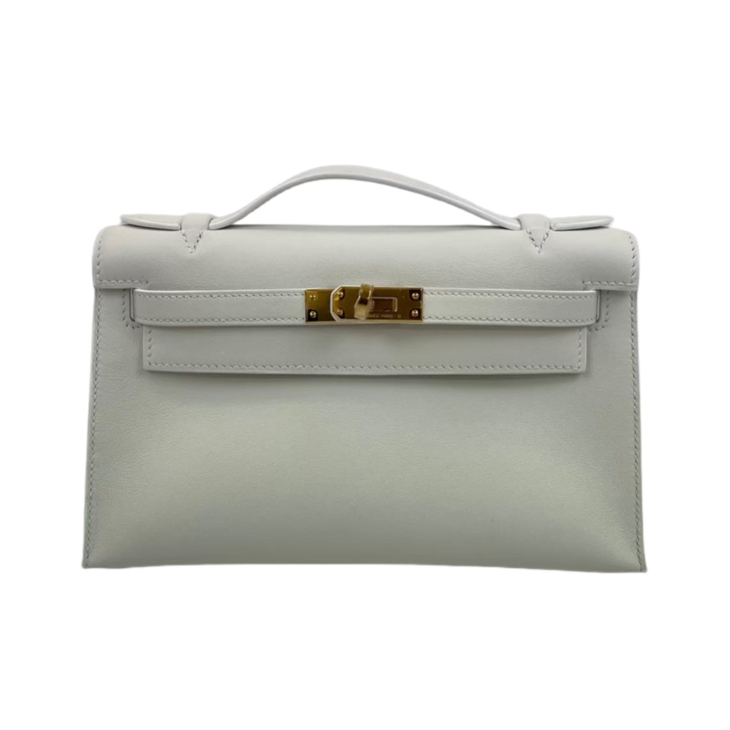 Pochet kelly ポシェットケリー blanc ブラン Swift スイフト ゴールド金具 B刻印