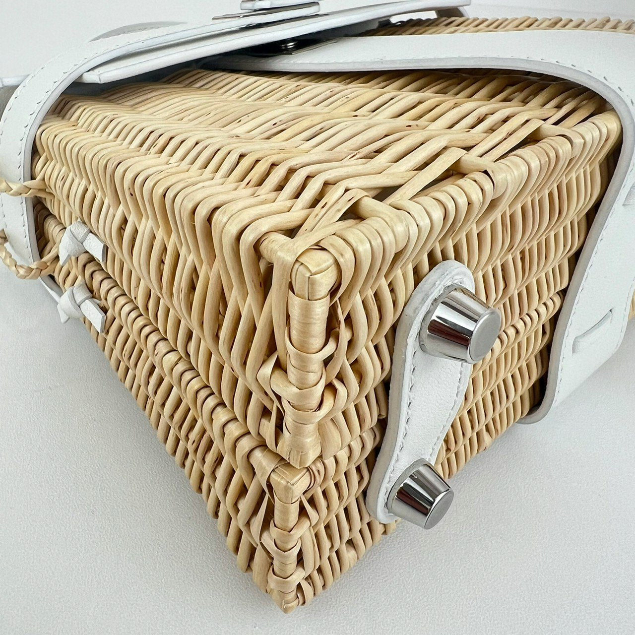 Mini kelly picnic ミニケリーピクニック Blanc ブランク PHW シルバー金具 B刻