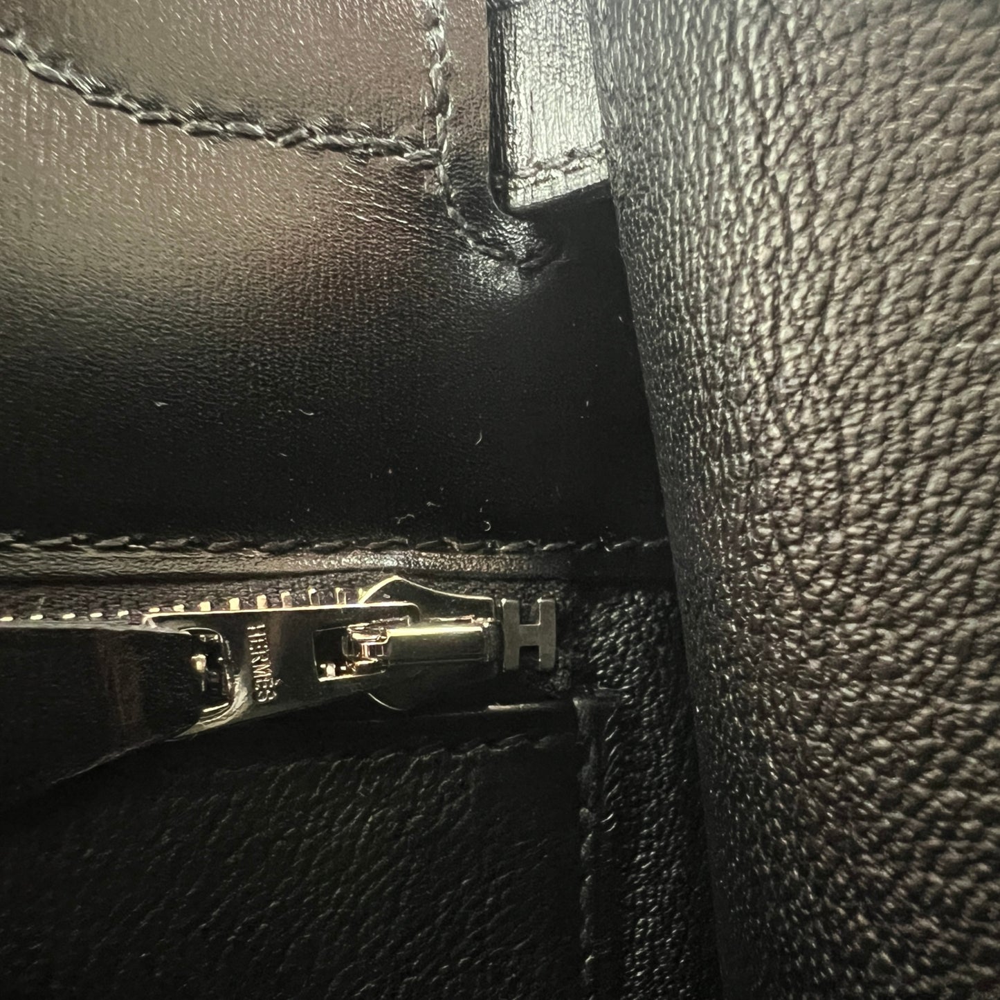 Hermès エルメス Kelly28 ケリー28 Stamp-W W刻印 Boxcalf ボックスカーフ Black ブラック PHW シルバー金具