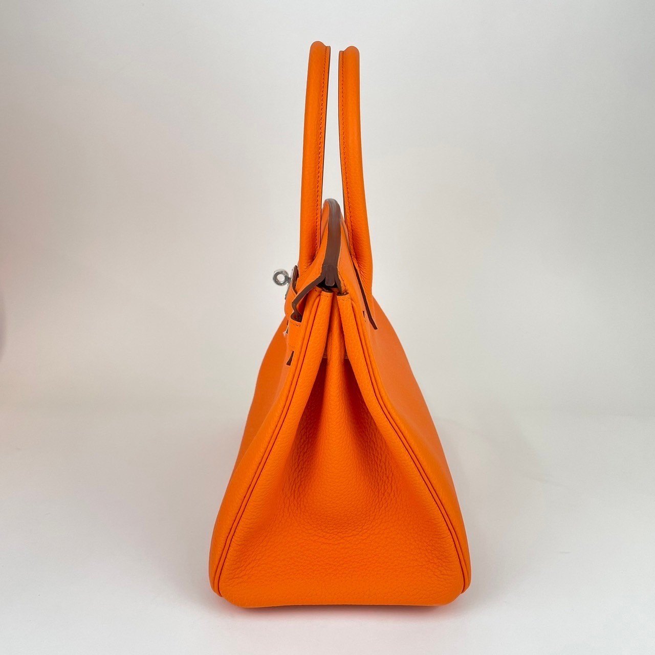 Birkin30 バーキン30 Orangeminium オレンジミニウム Togo トゴ PHW シルバー金具 B刻印