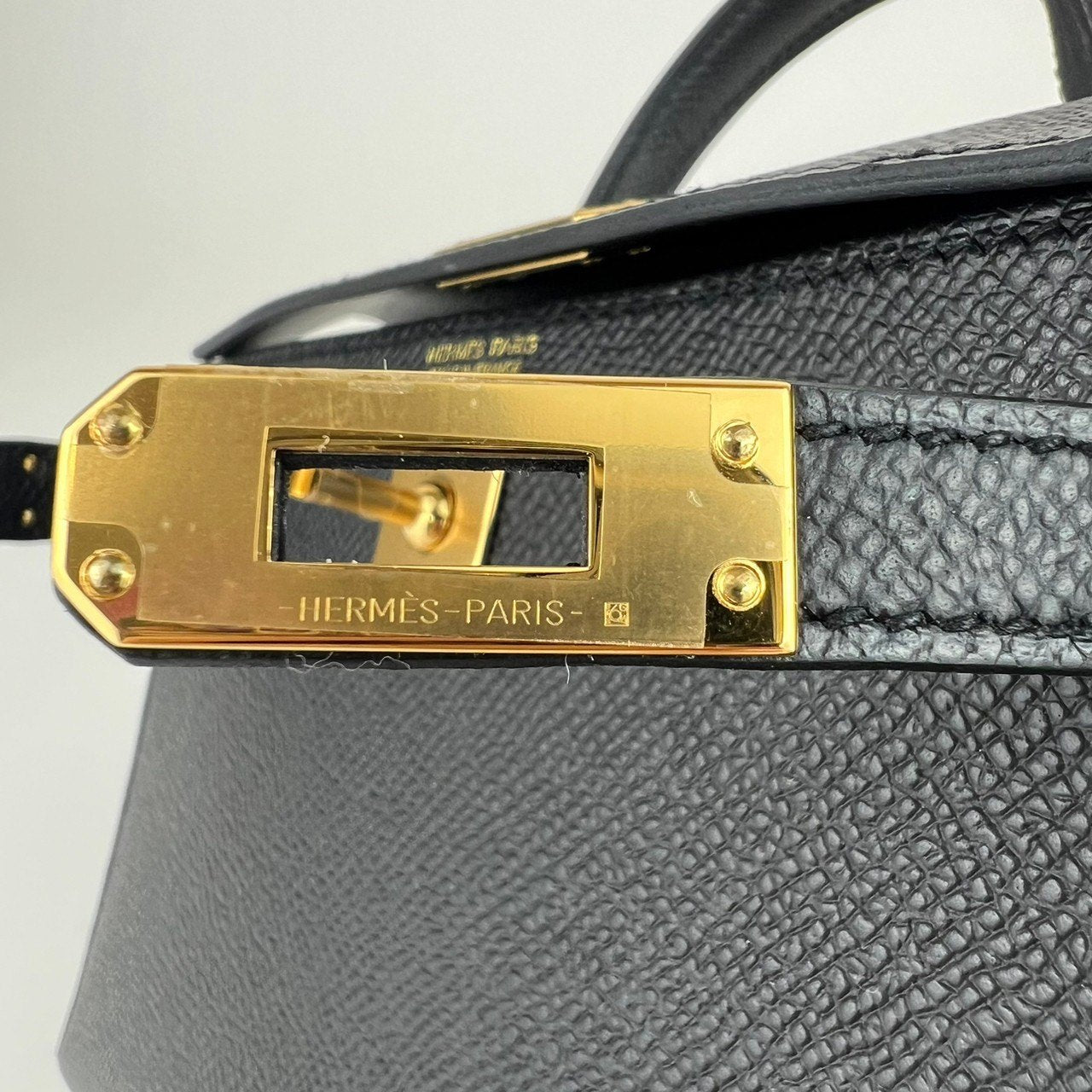 Mini kelly ミニケリー Black ブラック Epsom エプソン GHW ゴールド金具 Stamp-W W刻 レディースバッグ 2wayバッグ ショルダーバッグ ハンドバッグ