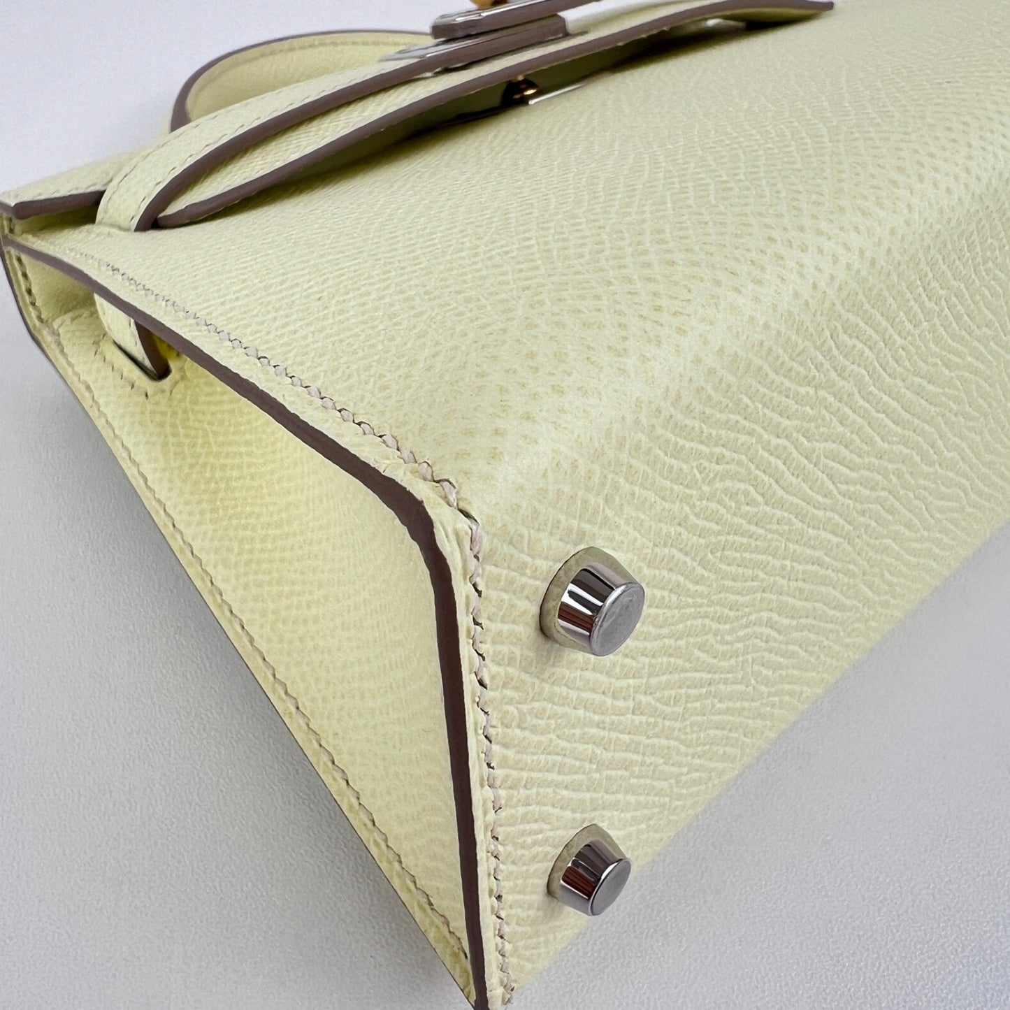 Mini kelly ミニケリー Jaune milton ジョーヌミルトン EHW エレクトラム金具 Epsom エプソン Stamp-W W刻印