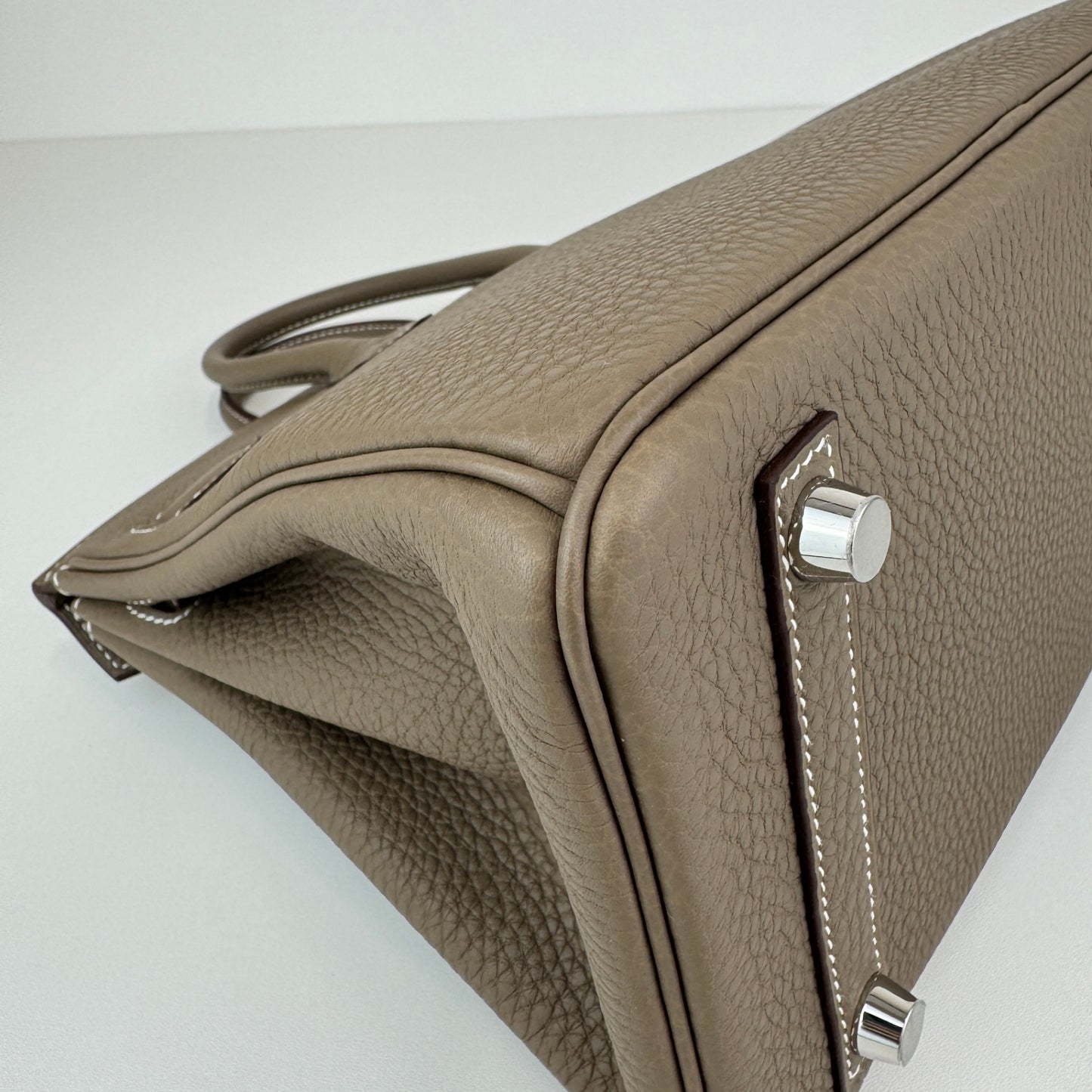 Birkin25 バーキン25 Etoupe エトープ Togo トゴ PHW シルバー金具 Stamp-W W刻印